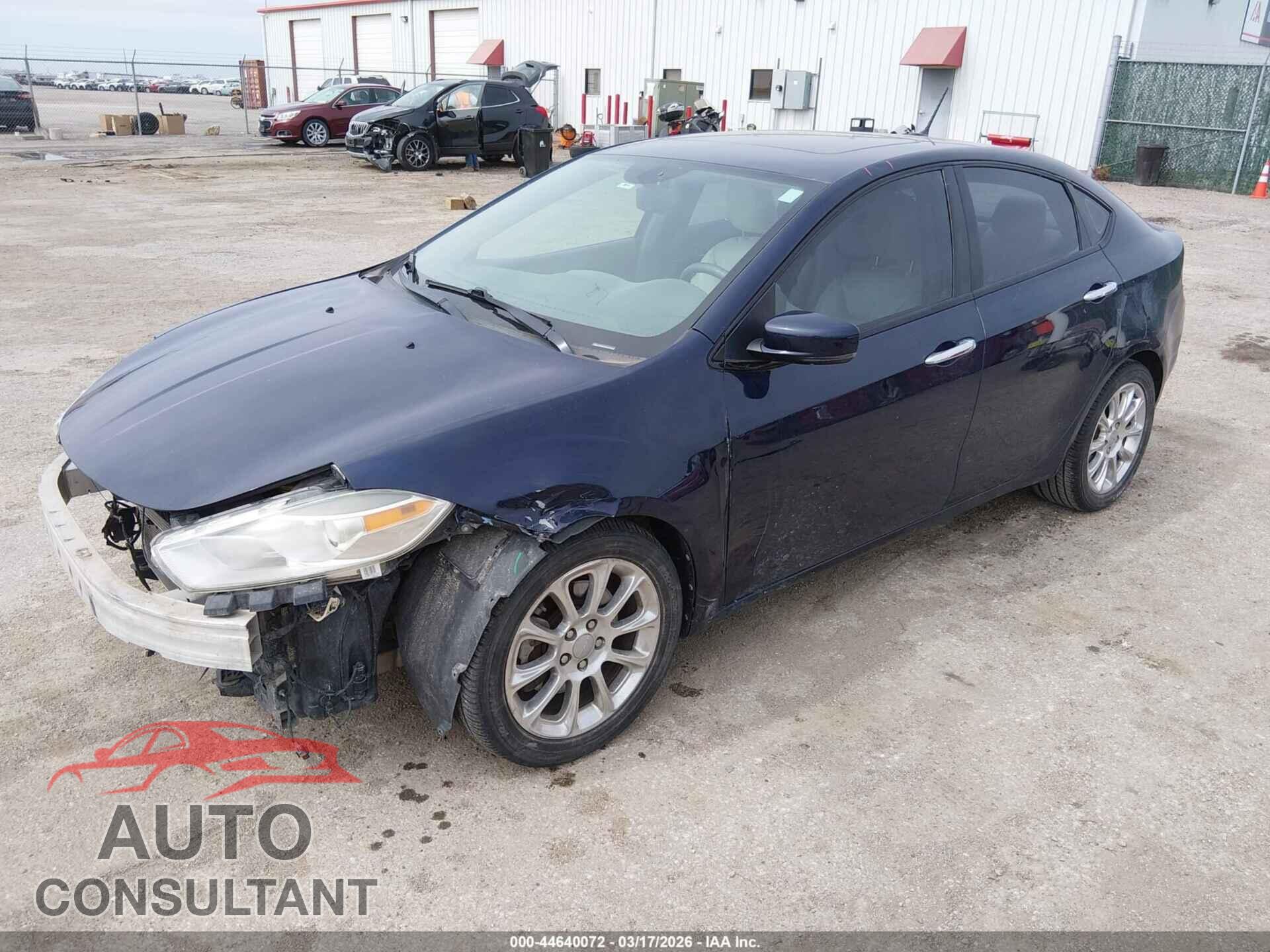 DODGE DART 2013 - 1C3CDFCA6DD200487