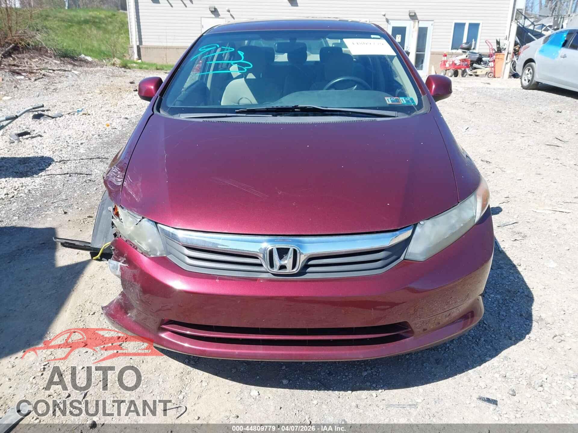 HONDA CIVIC 2012 - 19XFB2F53CE384404