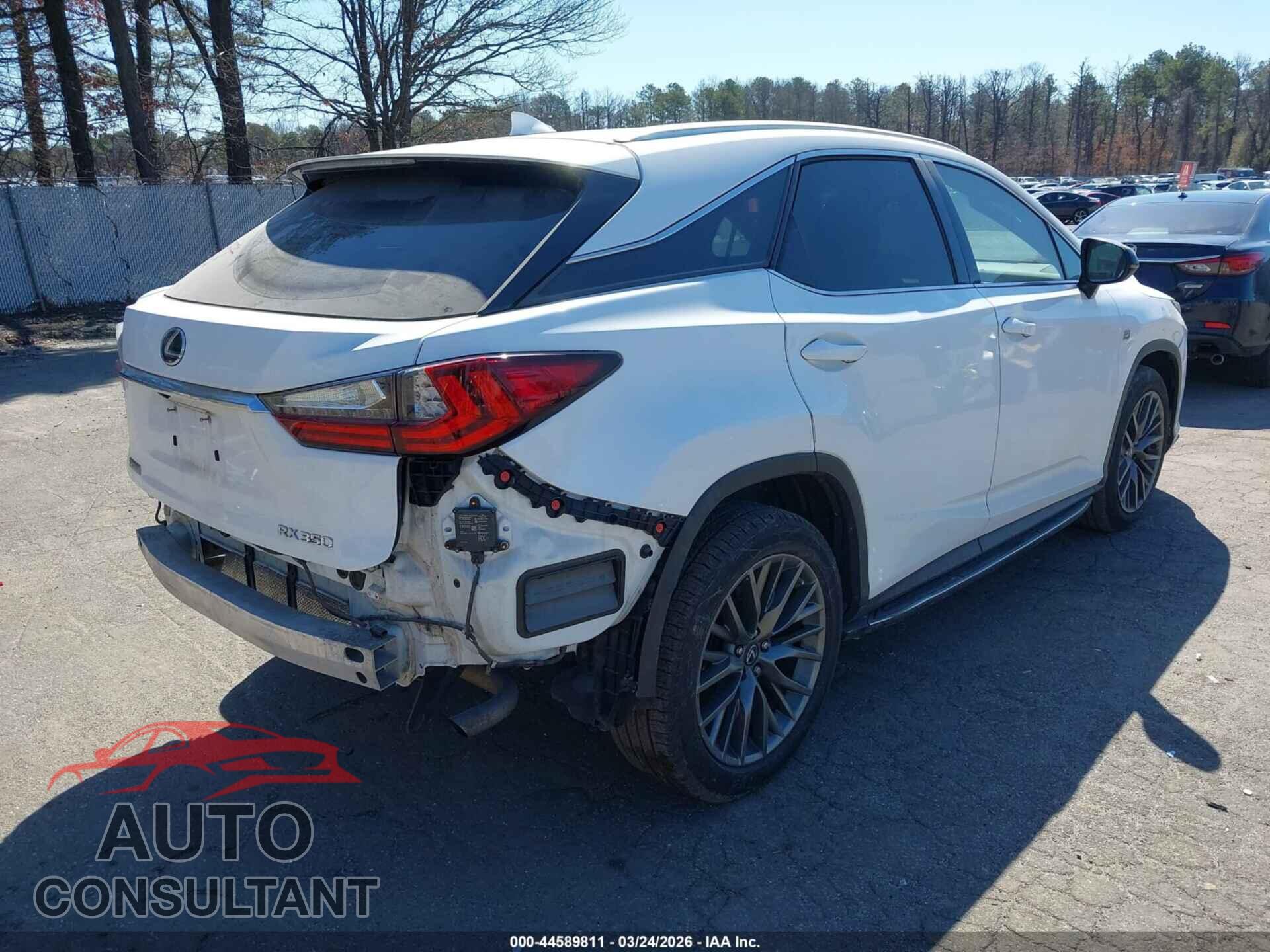 LEXUS RX 2017 - 2T2BZMCA9HC081331