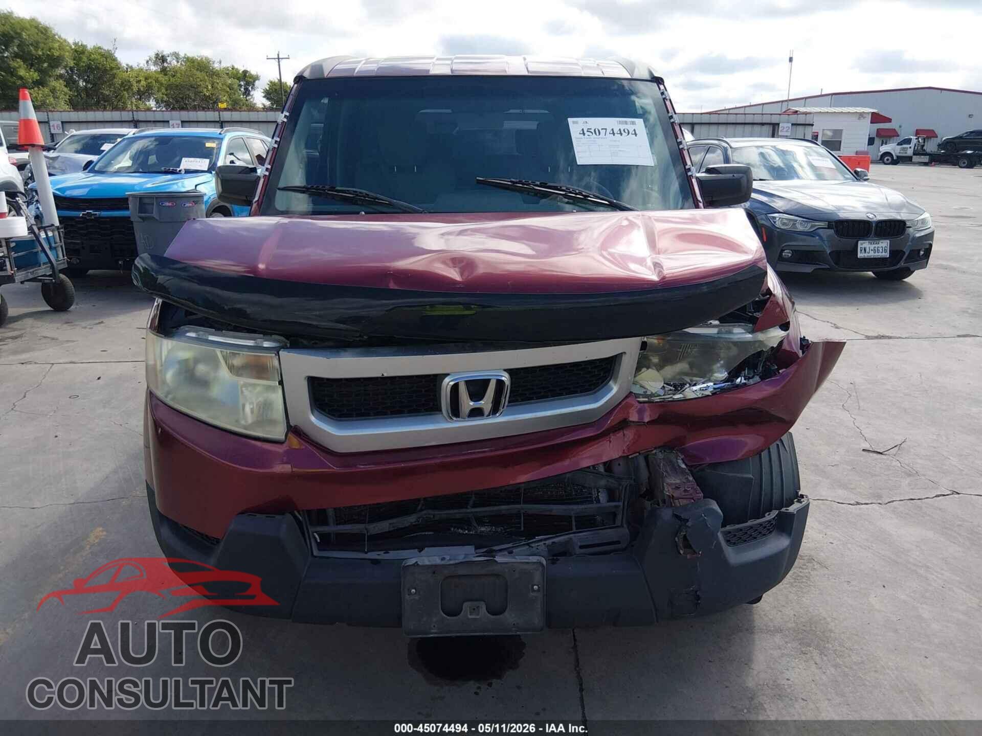 HONDA ELEMENT 2010 - 5J6YH2H77AL009426