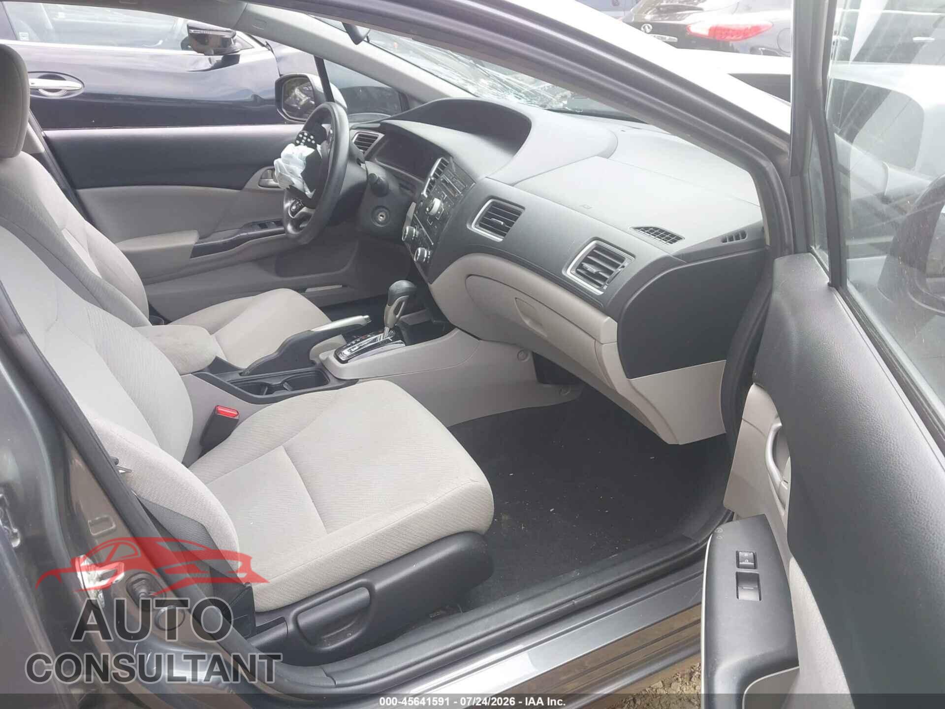 HONDA CIVIC 2013 - 19XFB2F53DE091460