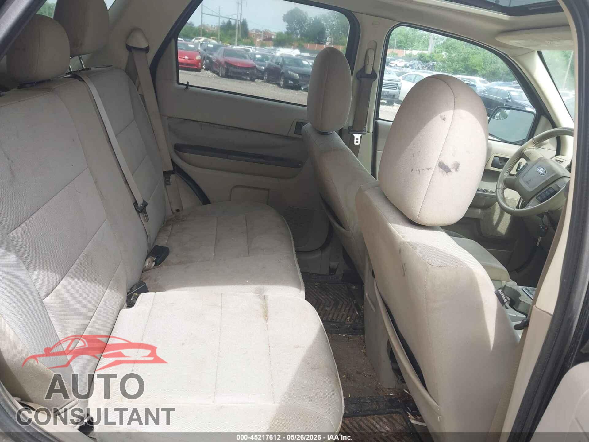 FORD ESCAPE 2011 - 1FMCU9D71BKA03635
