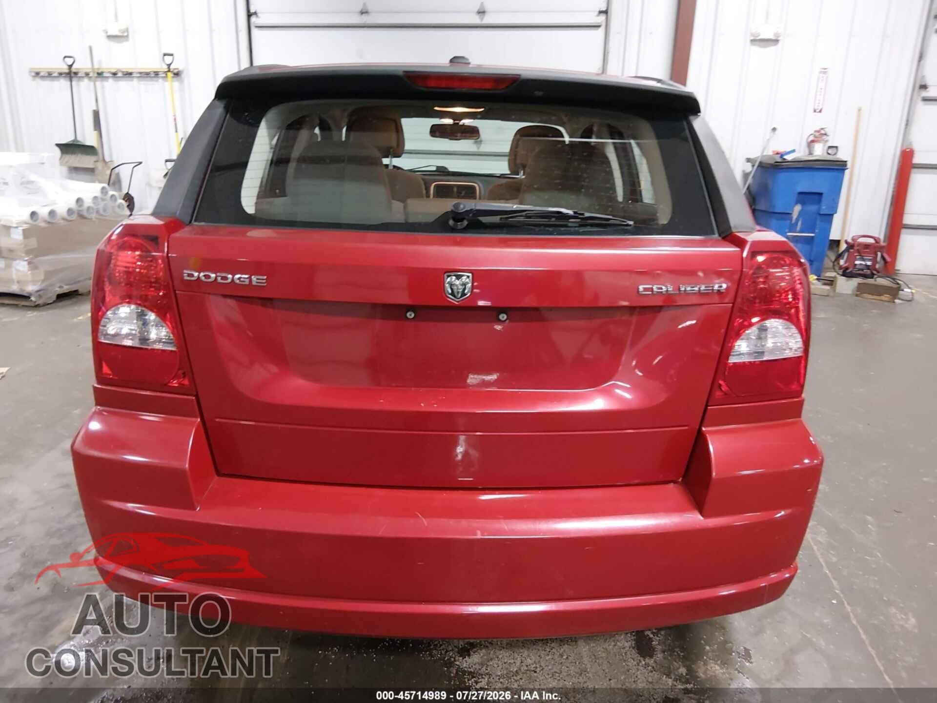 DODGE CALIBER 2012 - 1C3CDWDA1CD536366