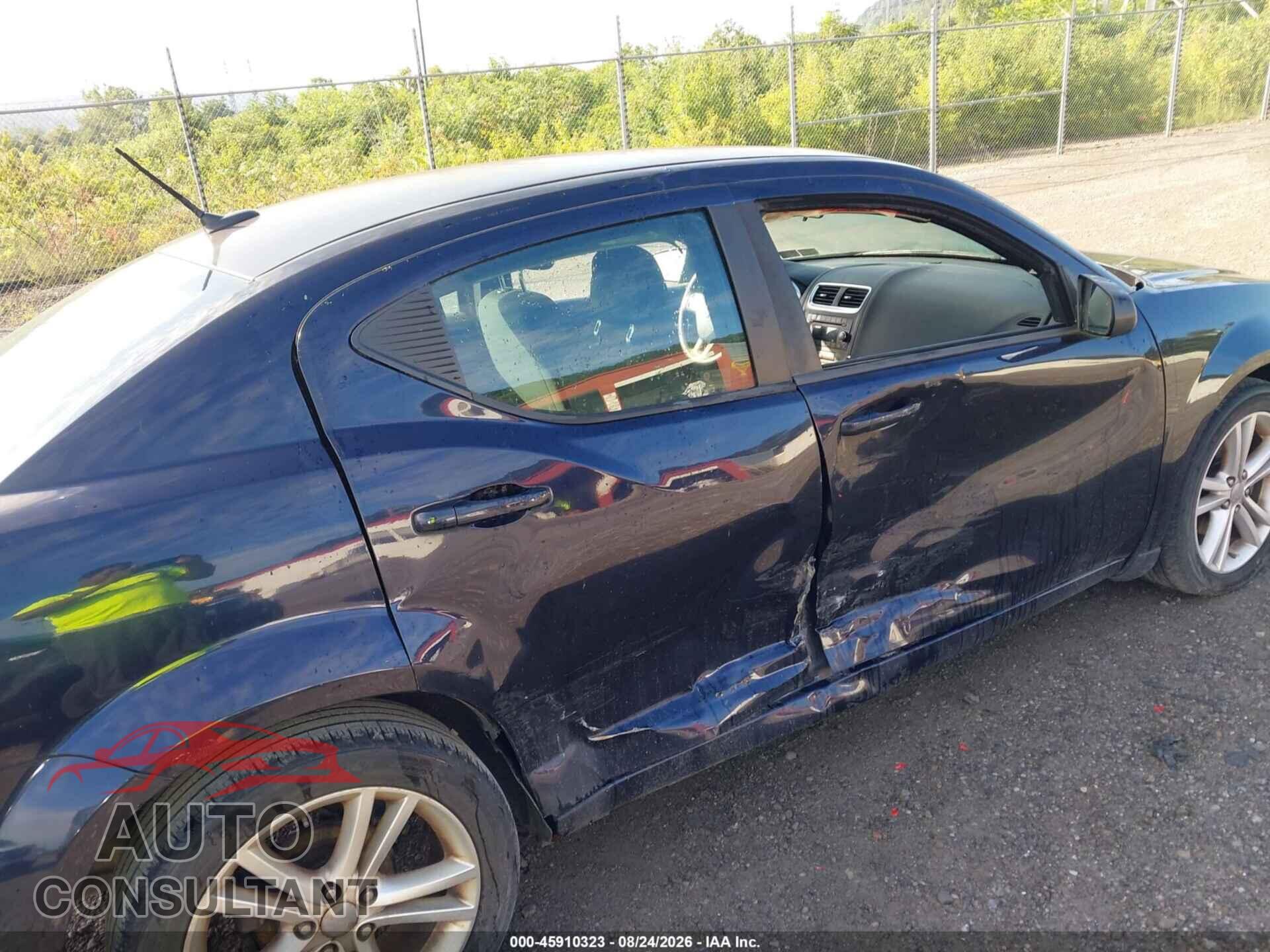 DODGE AVENGER 2012 - 1C3CDZAG4CN291339