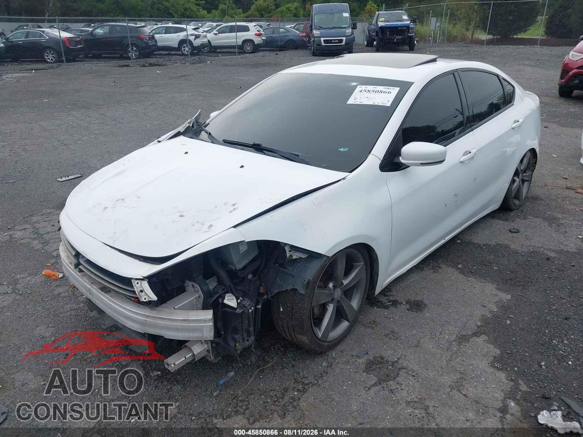 DODGE DART 2014 - 1C3CDFEB5ED906518