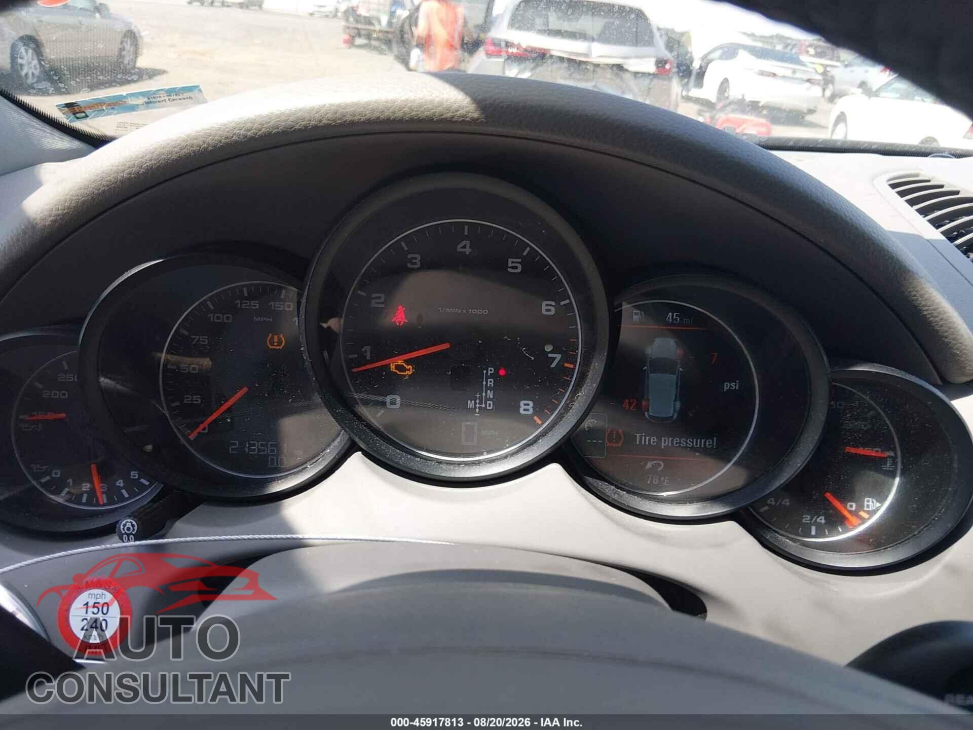 PORSCHE CAYENNE 2012 - WP1AA2A22CLA08499