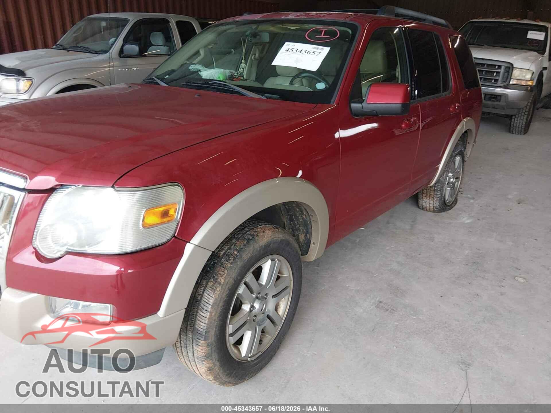 FORD EXPLORER 2010 - 1FMEU7EE8AUA03645