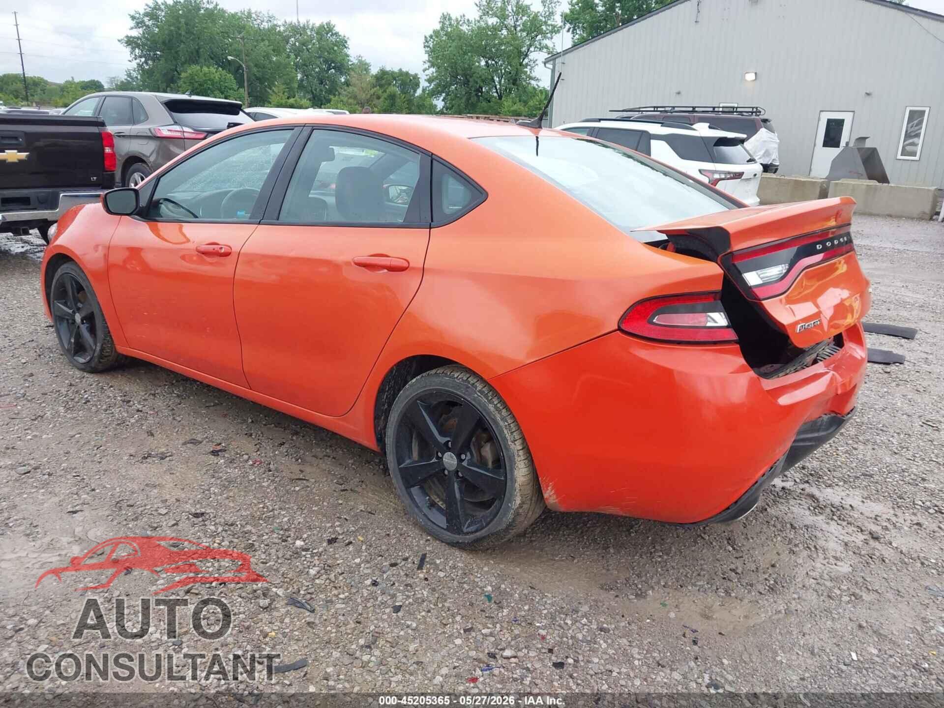 DODGE DART 2015 - 1C3CDFEB4FD345486