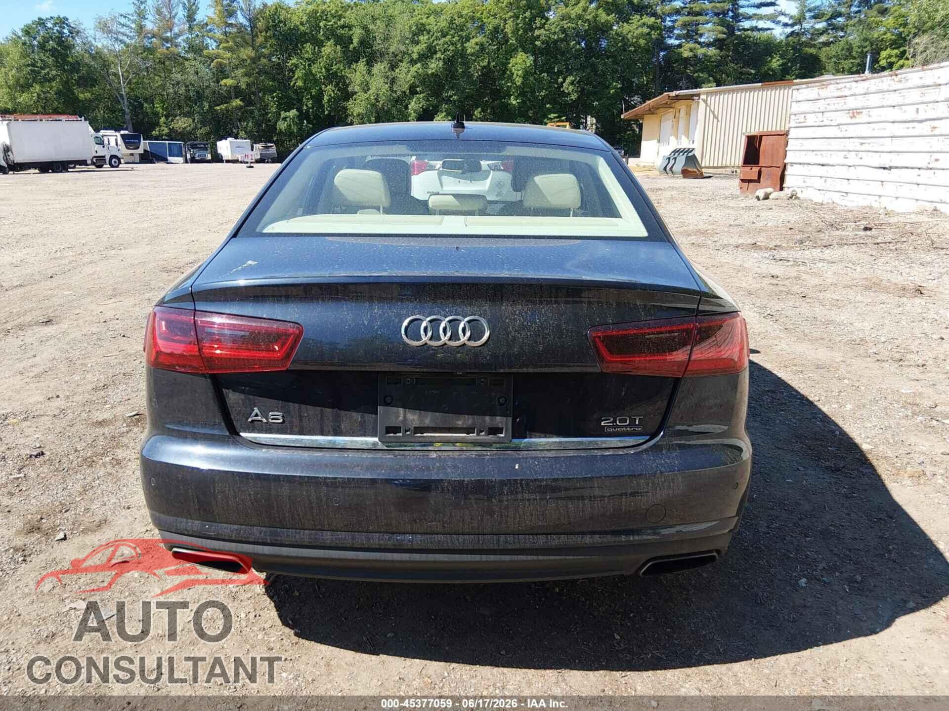 AUDI A6 2016 - WAUGFAFC2GN012214
