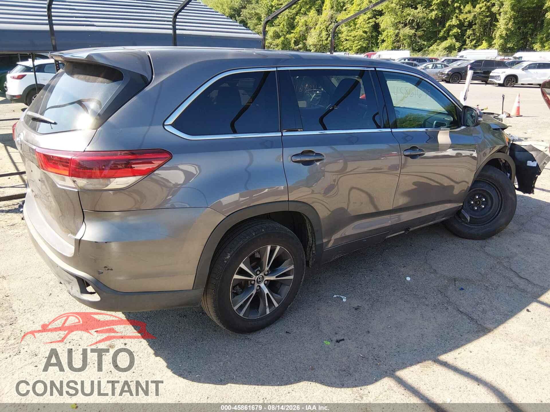 TOYOTA HIGHLANDER 2018 - 5TDBZRFH3JS892811