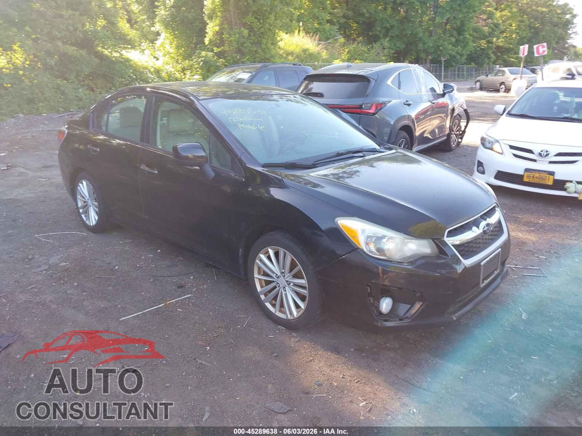 SUBARU IMPREZA 2012 - JF1GJAG68CH017104