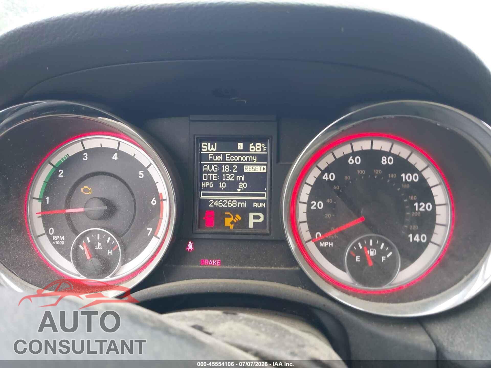 DODGE DURANGO 2013 - 1C4SDJDT6DC682801
