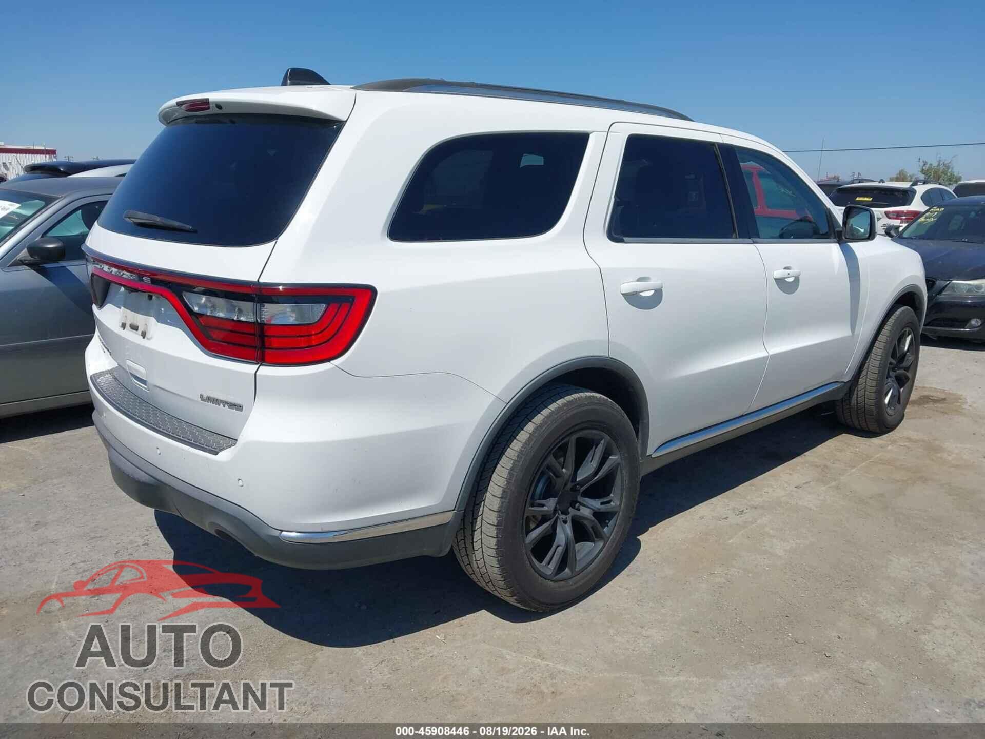 DODGE DURANGO 2016 - 1C4RDJDG9GC363060