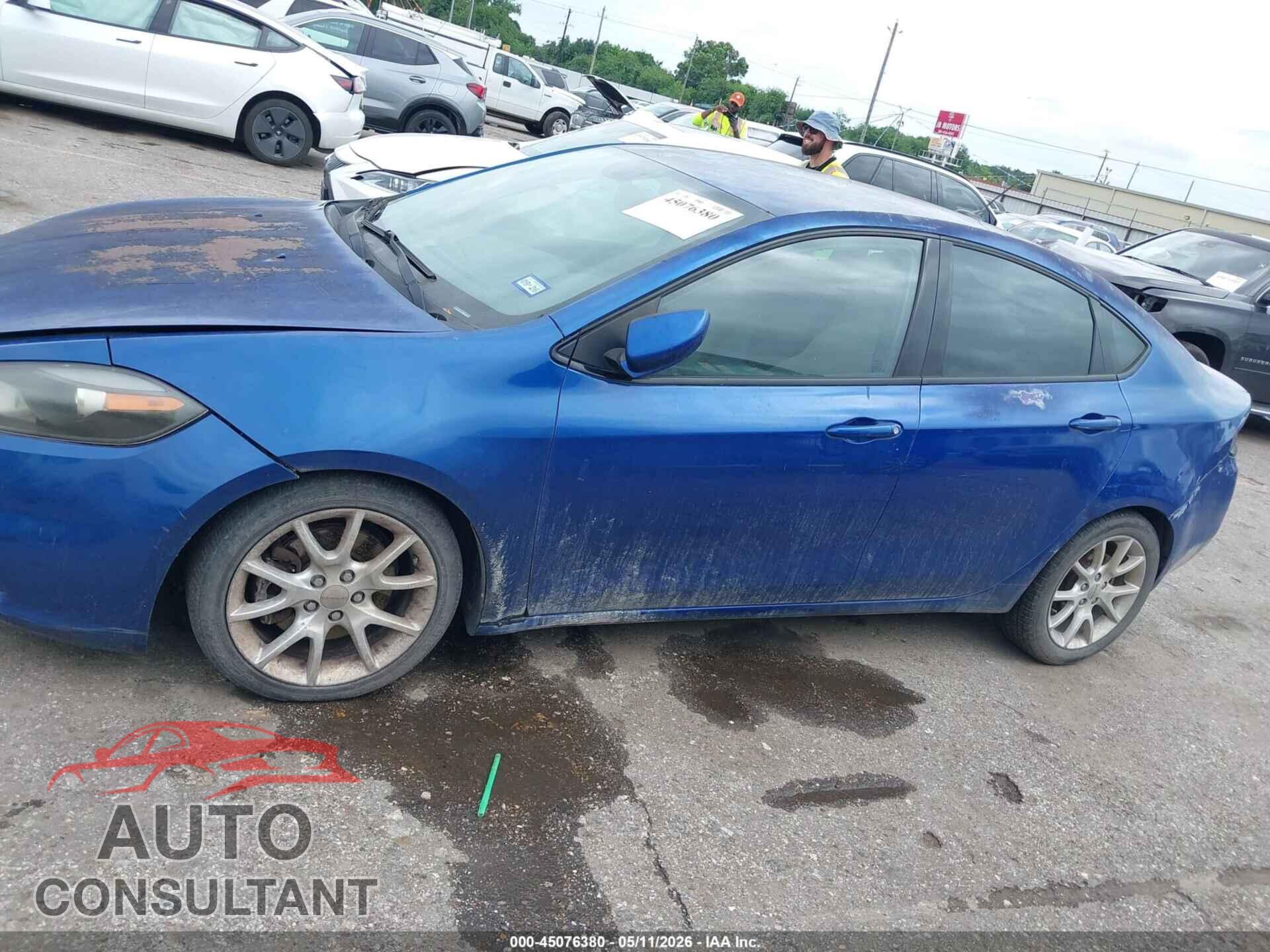 DODGE DART 2013 - 1C3CDFBA7DD709084