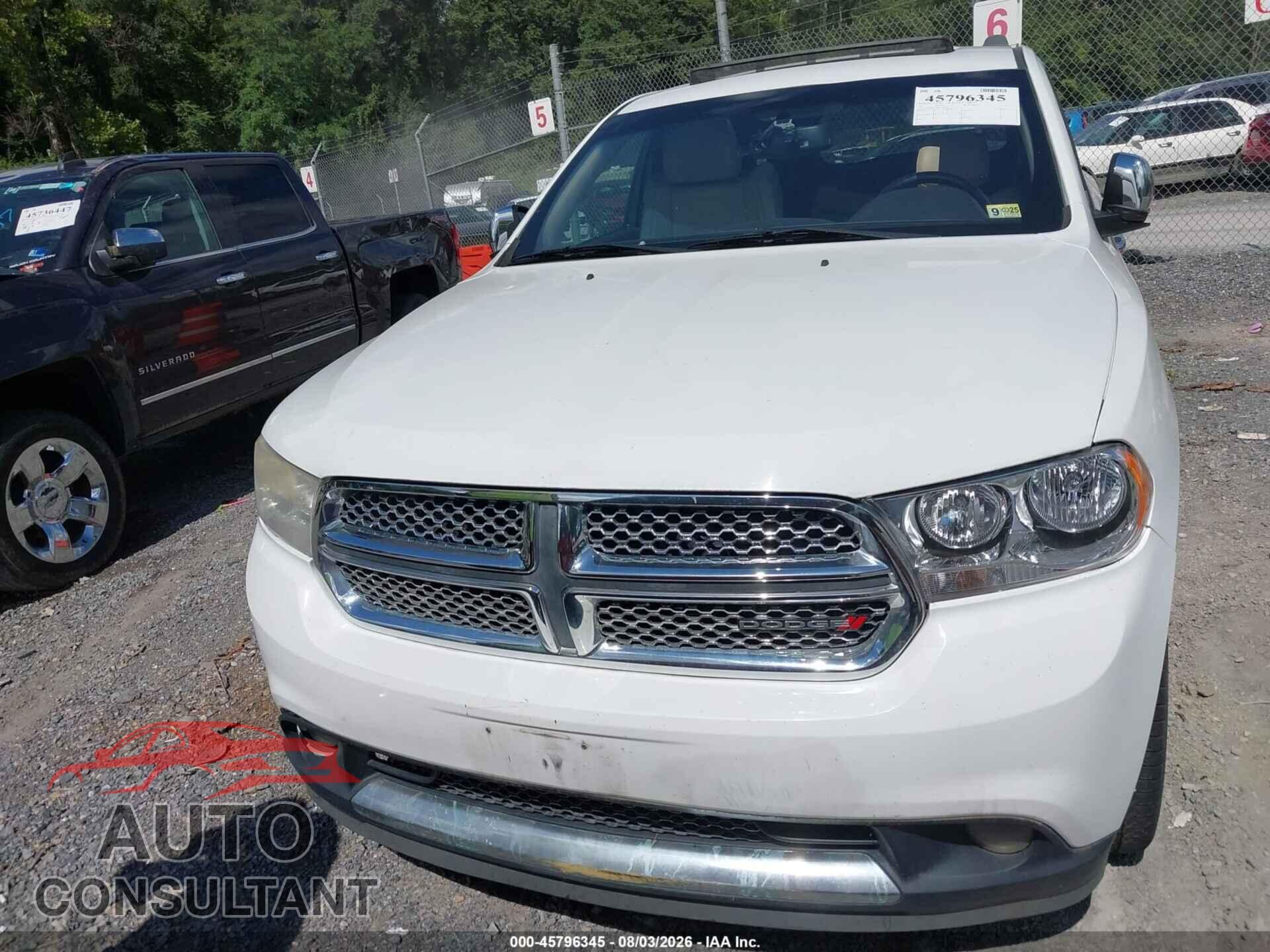 DODGE DURANGO 2013 - 1C4SDHETXDC678547