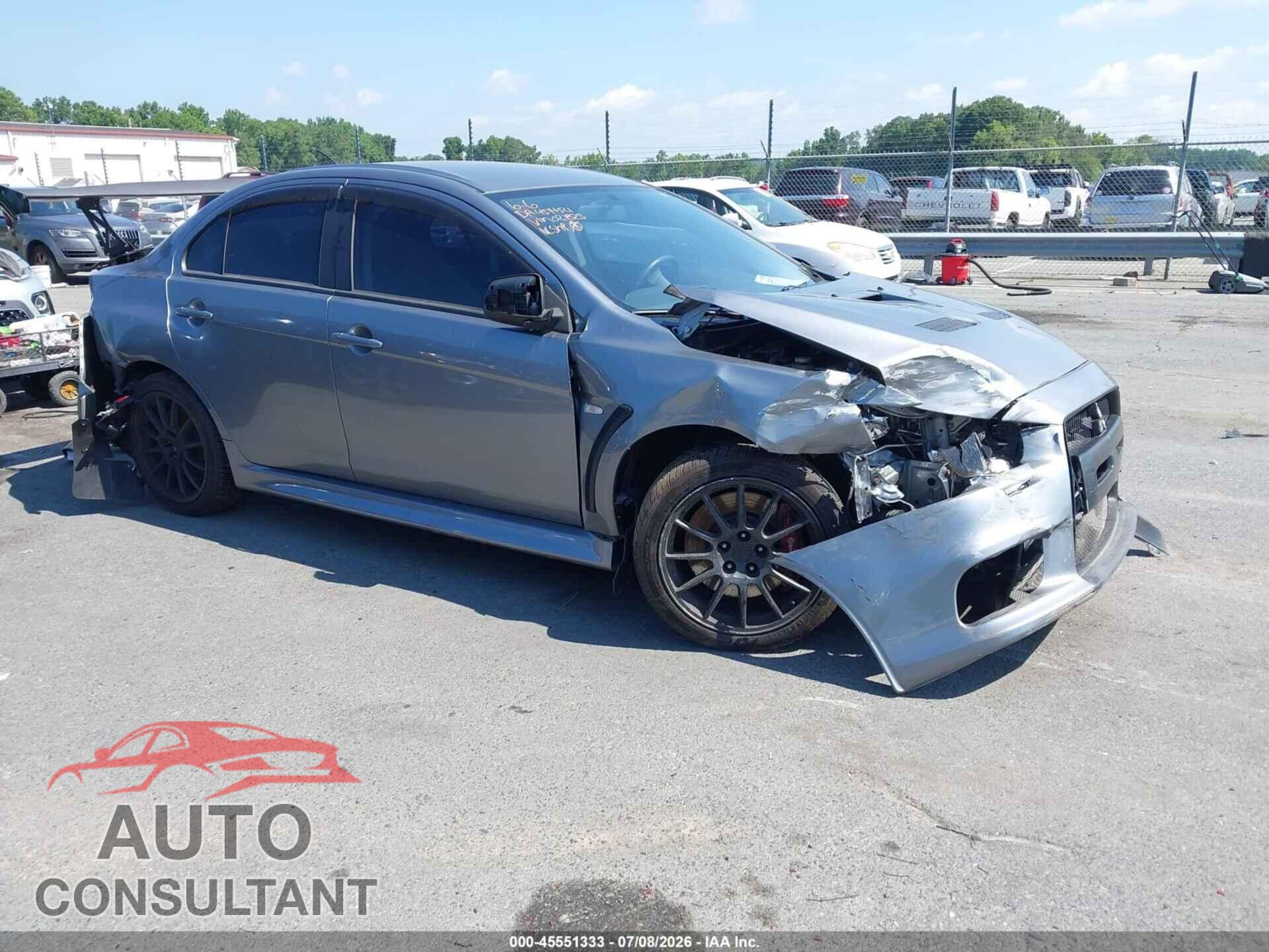MITSUBISHI LANCER EVOLUTION 2014 - JA32W8FV9EU021825