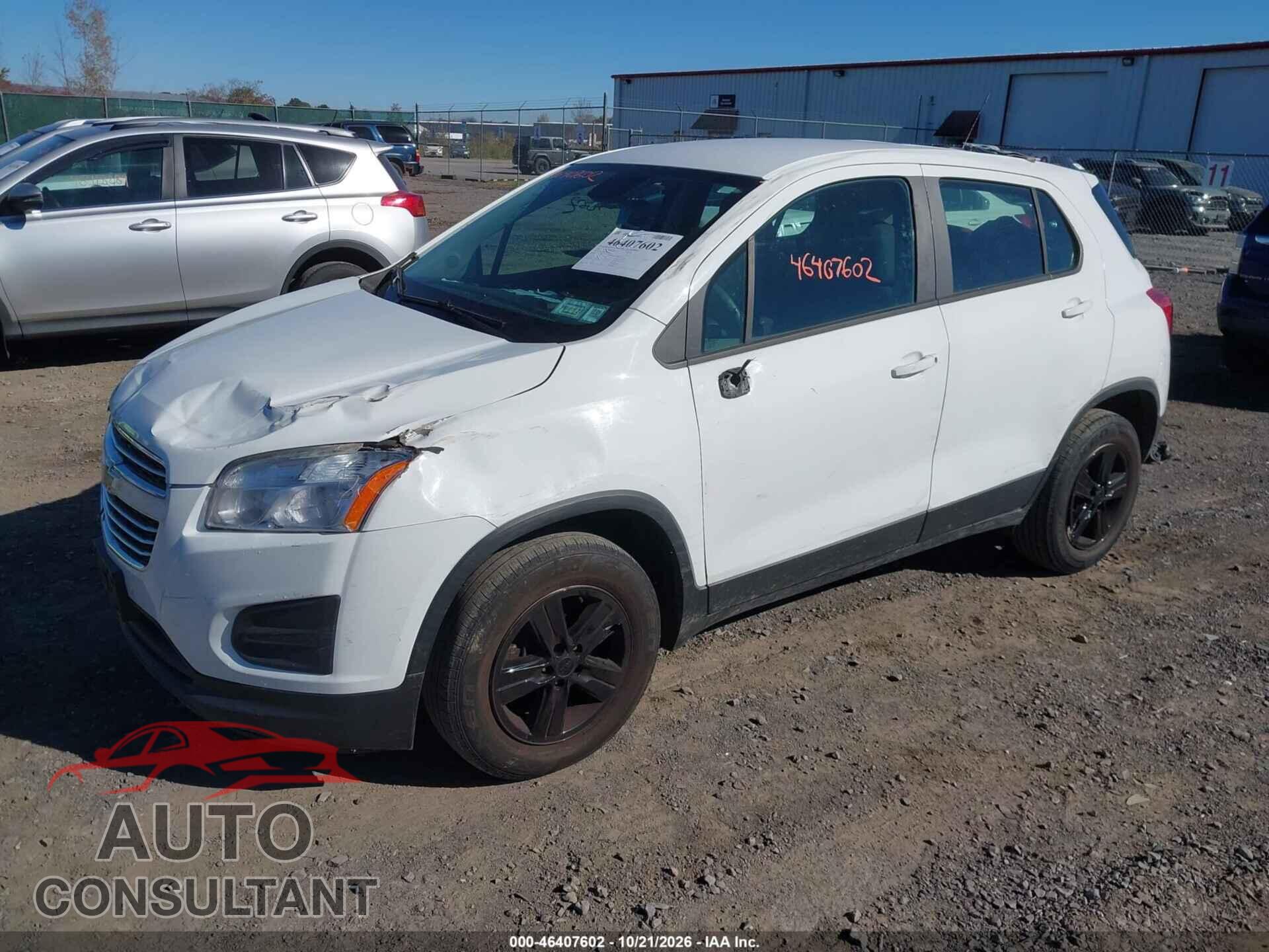 CHEVROLET TRAX 2015 - KL7CJPSB1FB103827