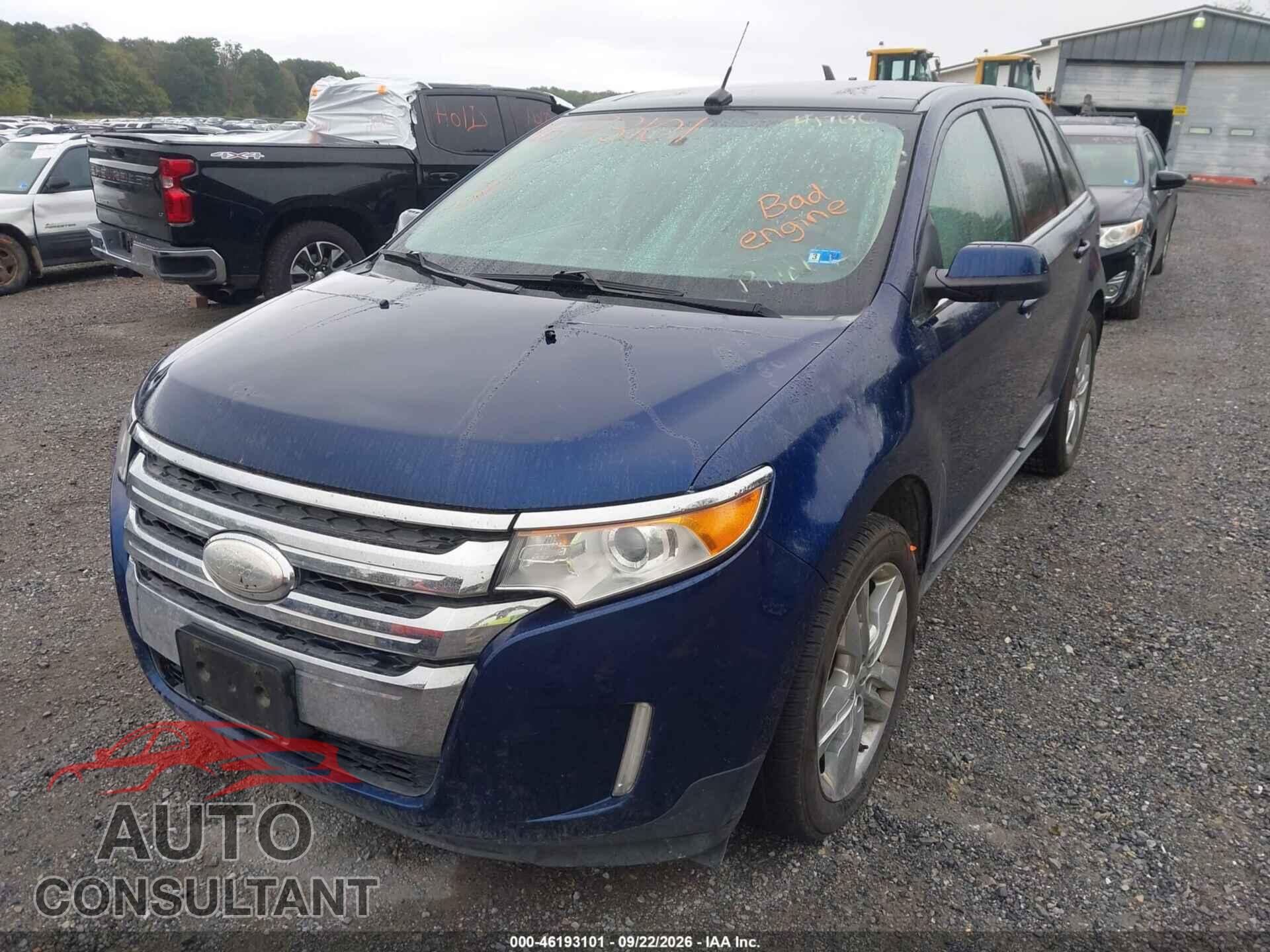 FORD EDGE 2012 - 2FMDK3K93CBA67635
