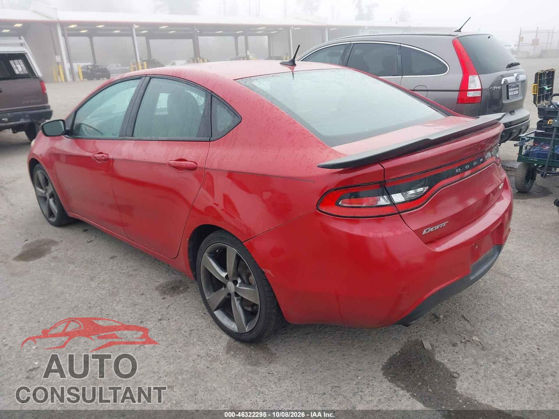 DODGE DART 2015 - 1C3CDFEBXFD302013