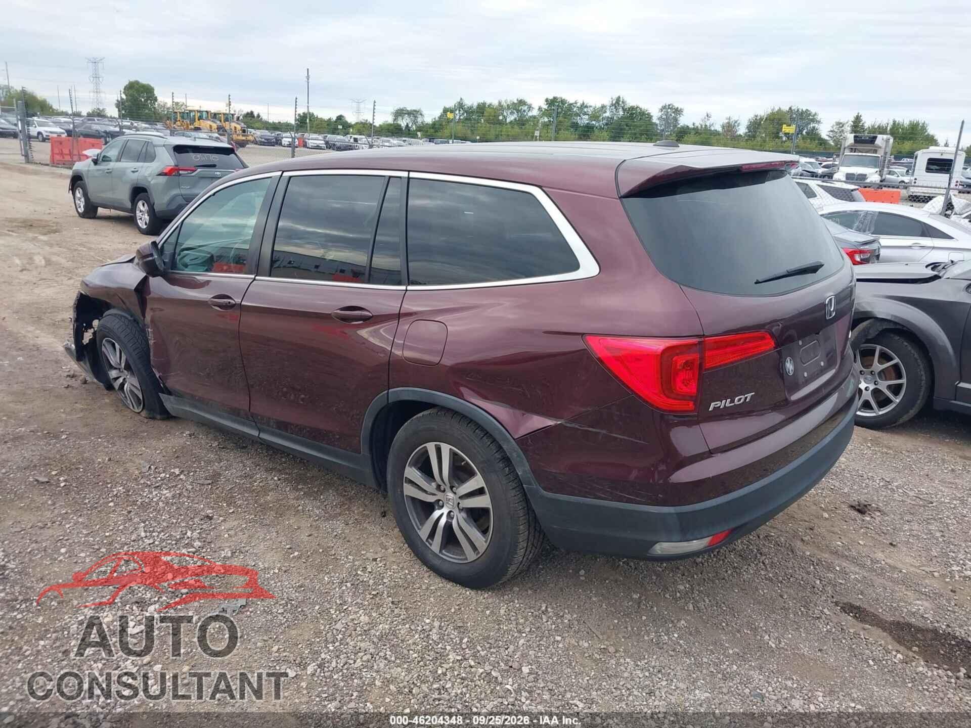 HONDA PILOT 2017 - 5FNYF6H58HB053191