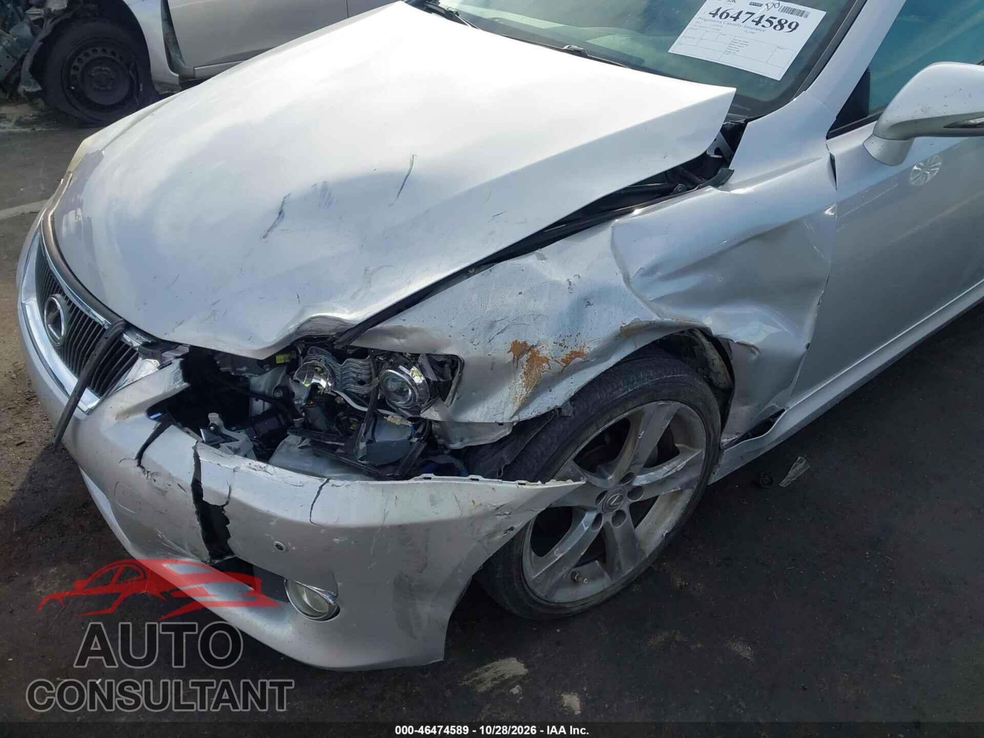 LEXUS IS 250C 2012 - JTHFF2C21C2524962