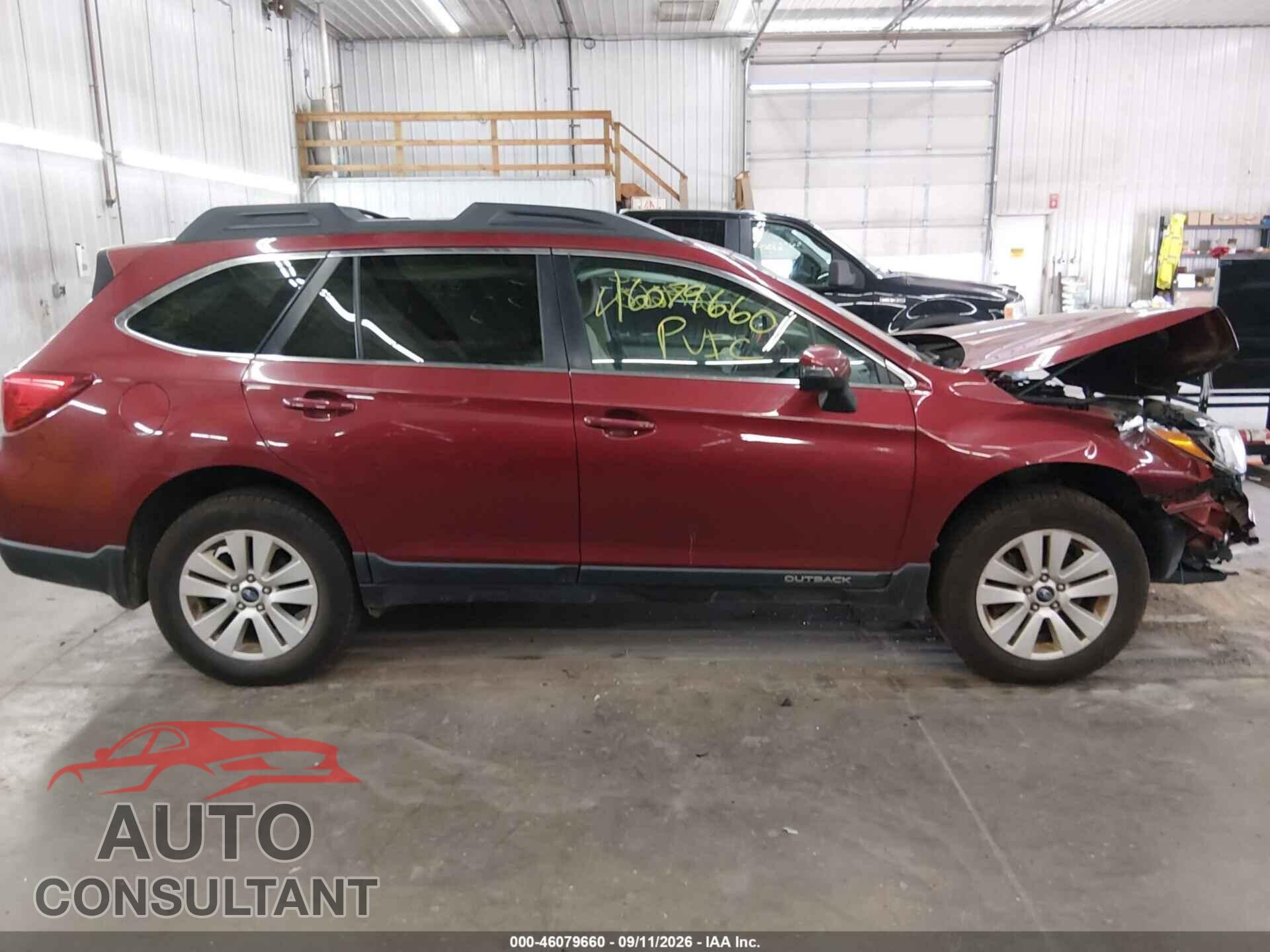 SUBARU OUTBACK 2016 - 4S4BSBFC8G3243219