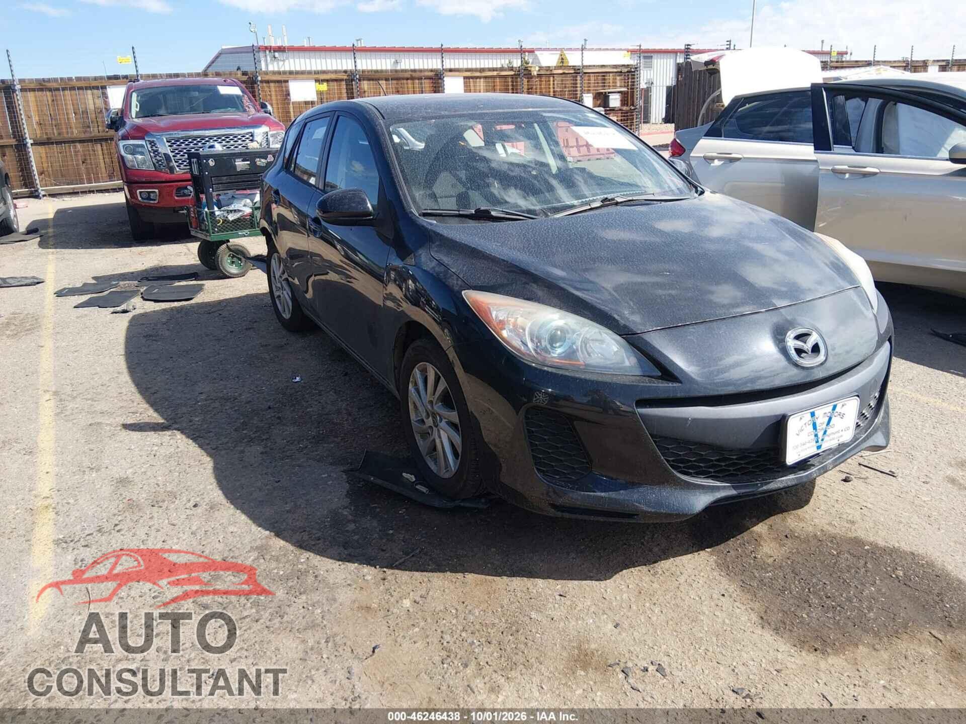 MAZDA MAZDA3 2013 - JM1BL1LP6D1752168