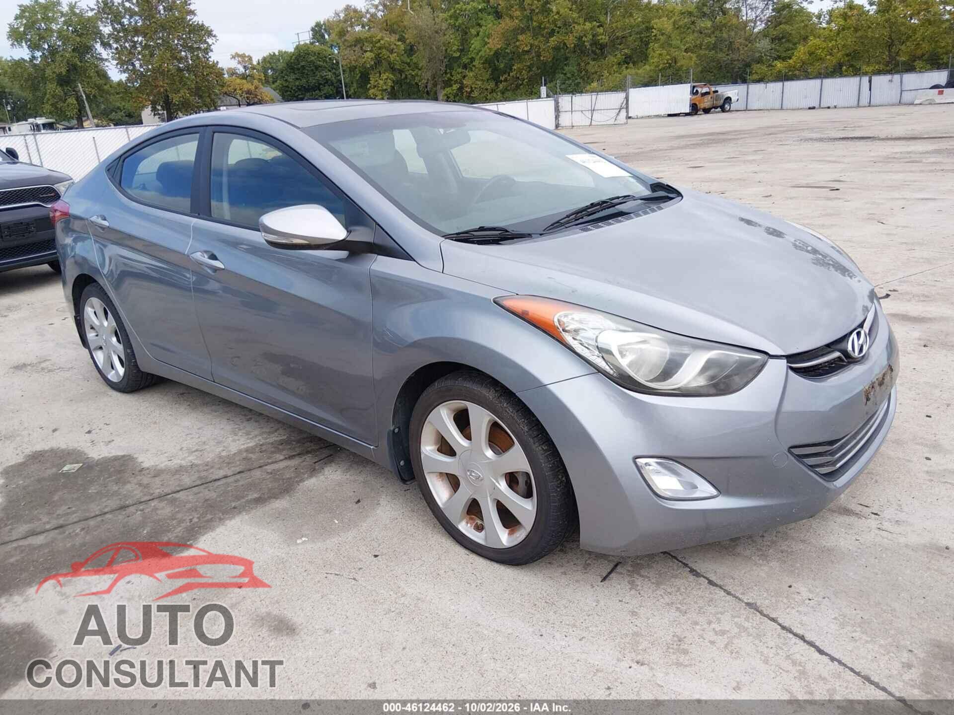 HYUNDAI ELANTRA 2013 - KMHDH4AEXDU943258