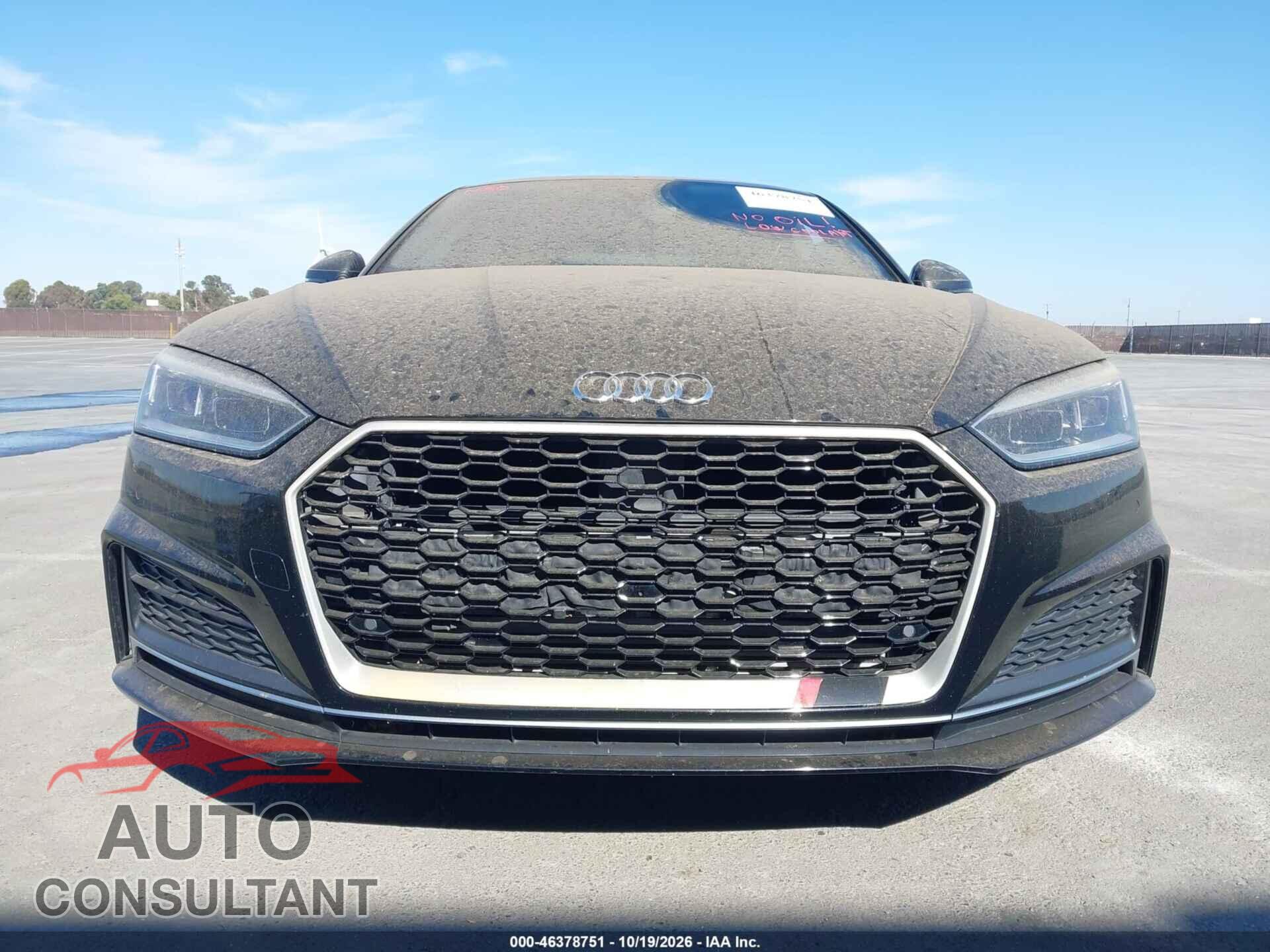 AUDI A5 2018 - WAUENCF56JA004090