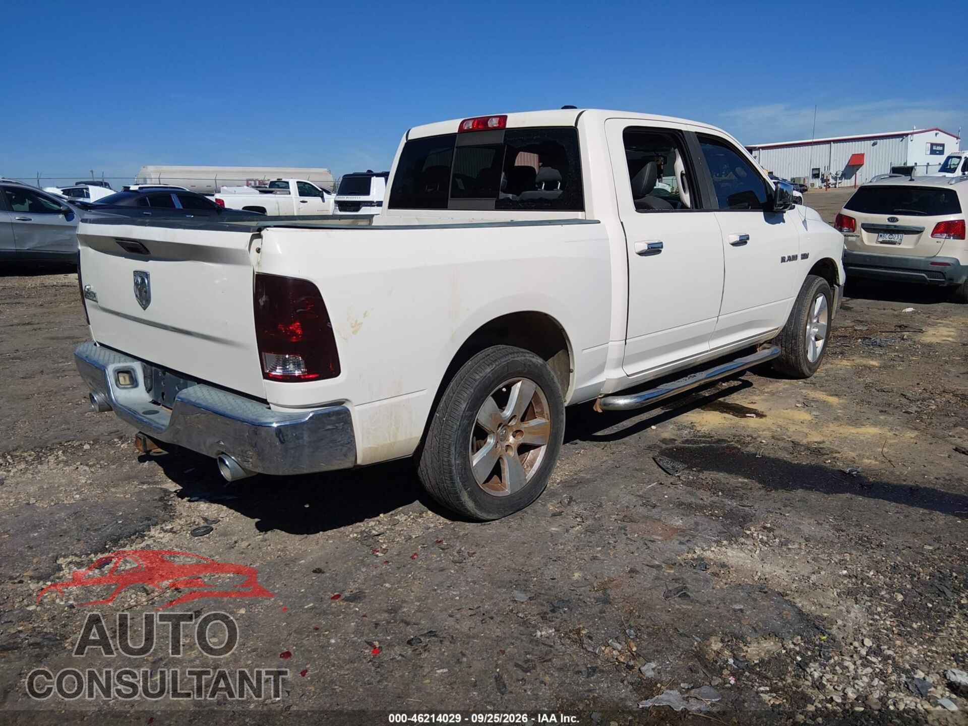 DODGE RAM 1500 2009 - 1D3HB13T29S708106