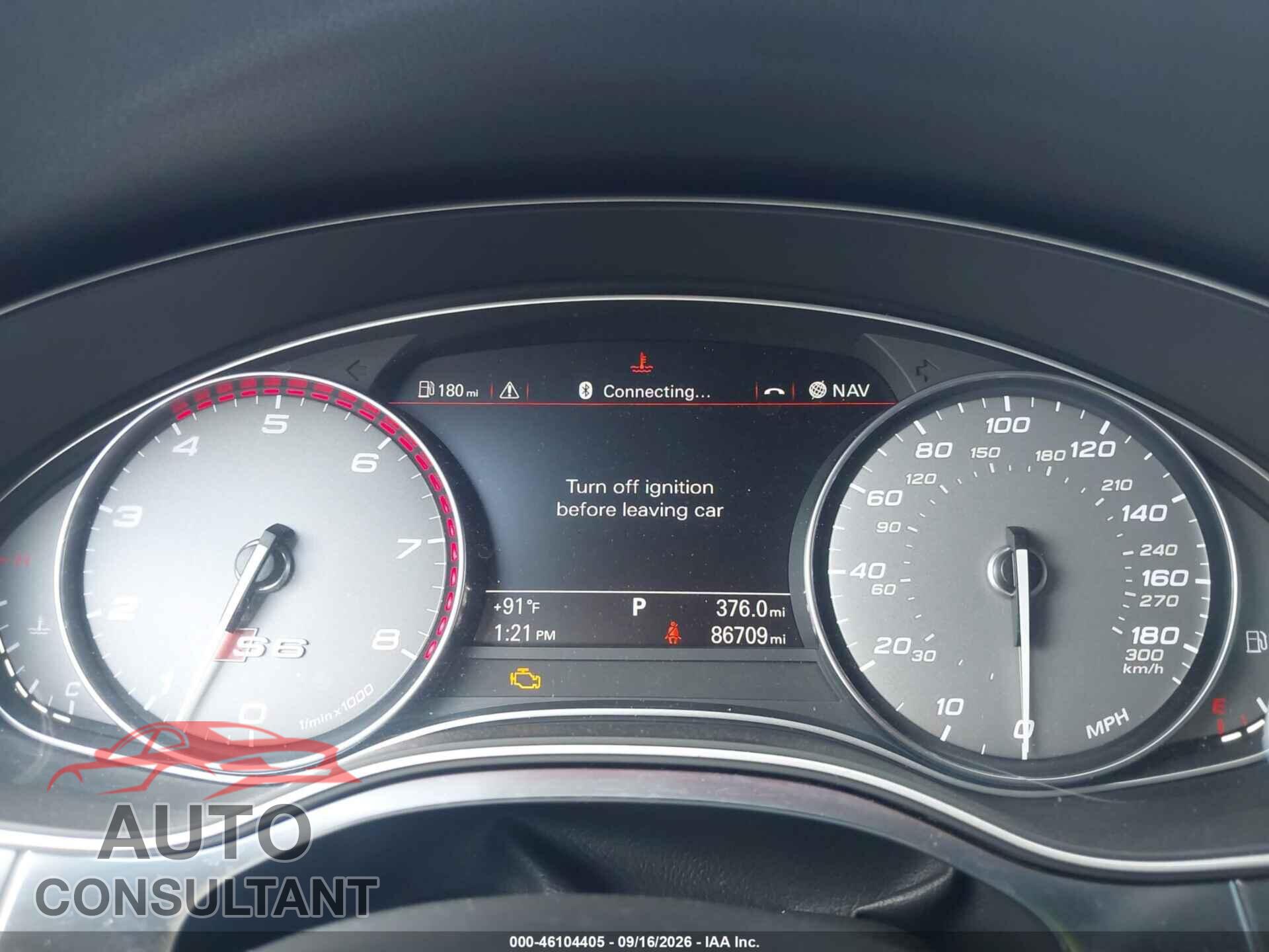 AUDI S6 2013 - WAUF2AFC3DN094103