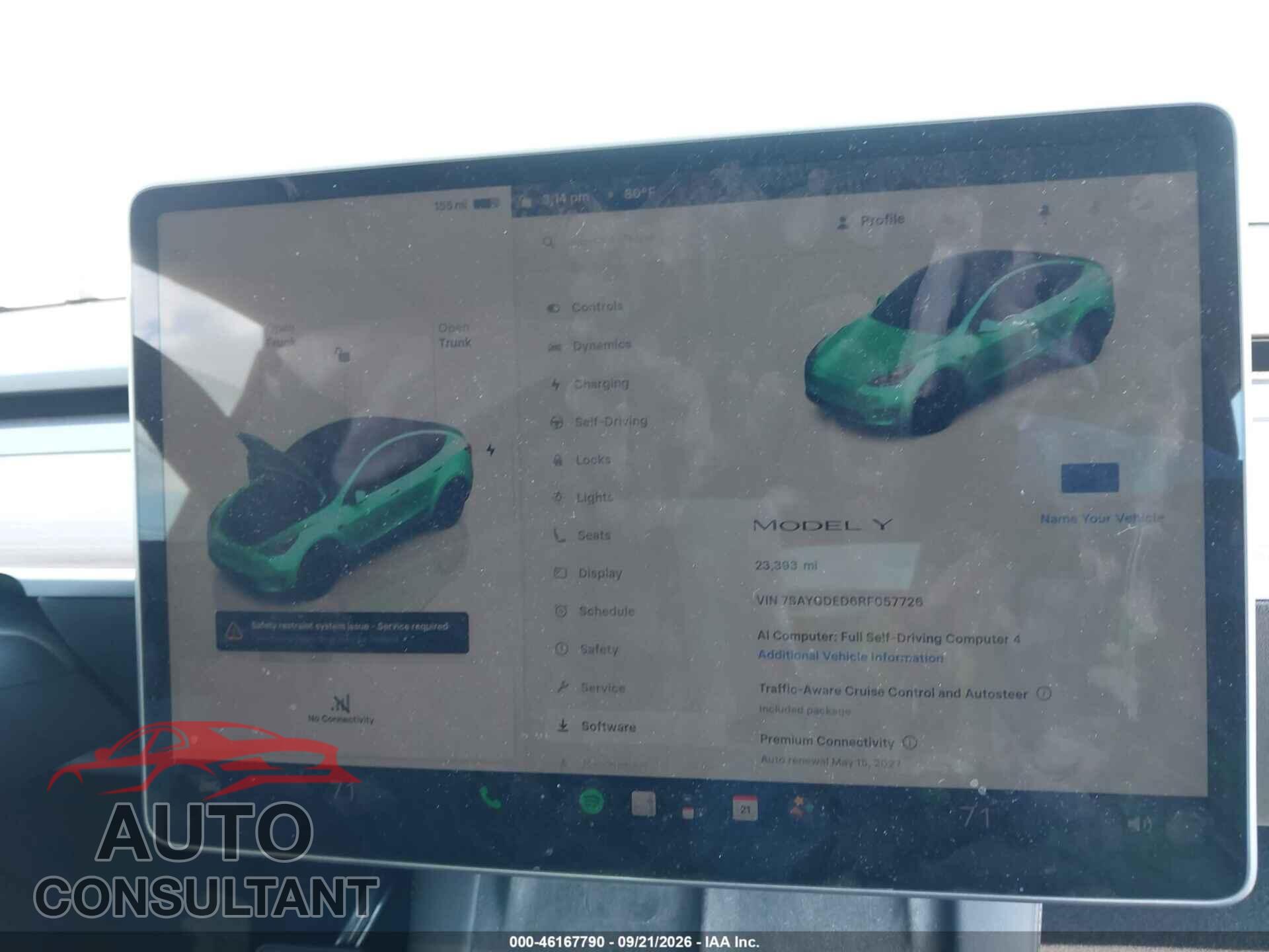 TESLA MODEL Y 2024 - 7SAYGDED6RF057726