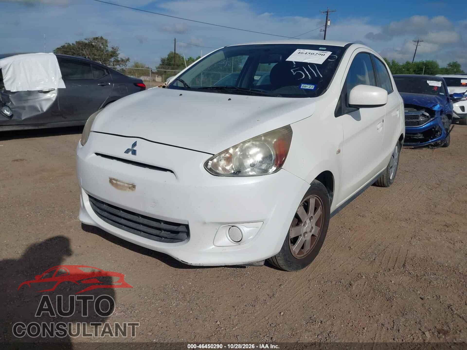 MITSUBISHI MIRAGE 2015 - ML32A3HJ4FH035111