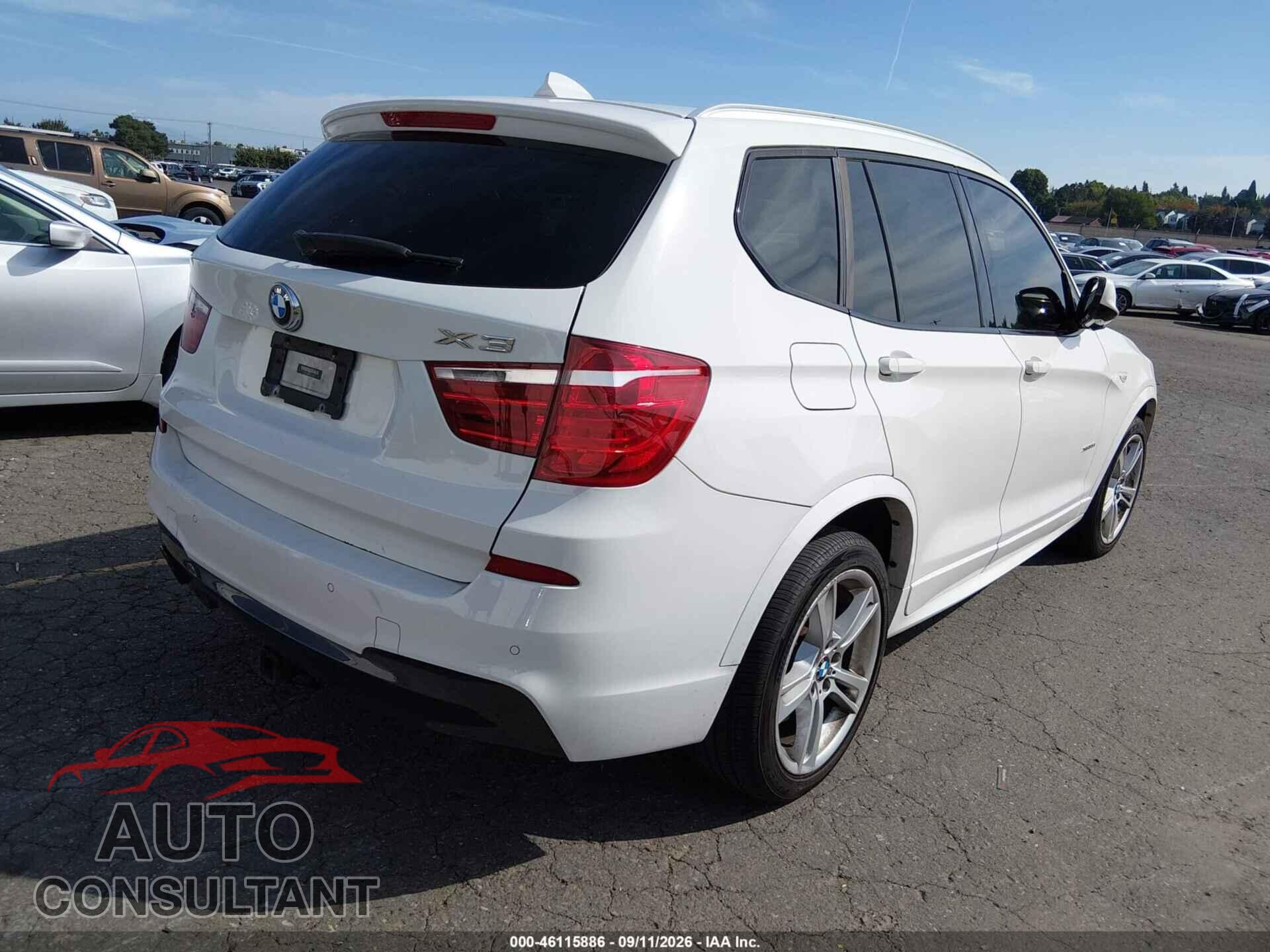 BMW X3 2014 - 5UXWX7C52E0E76829