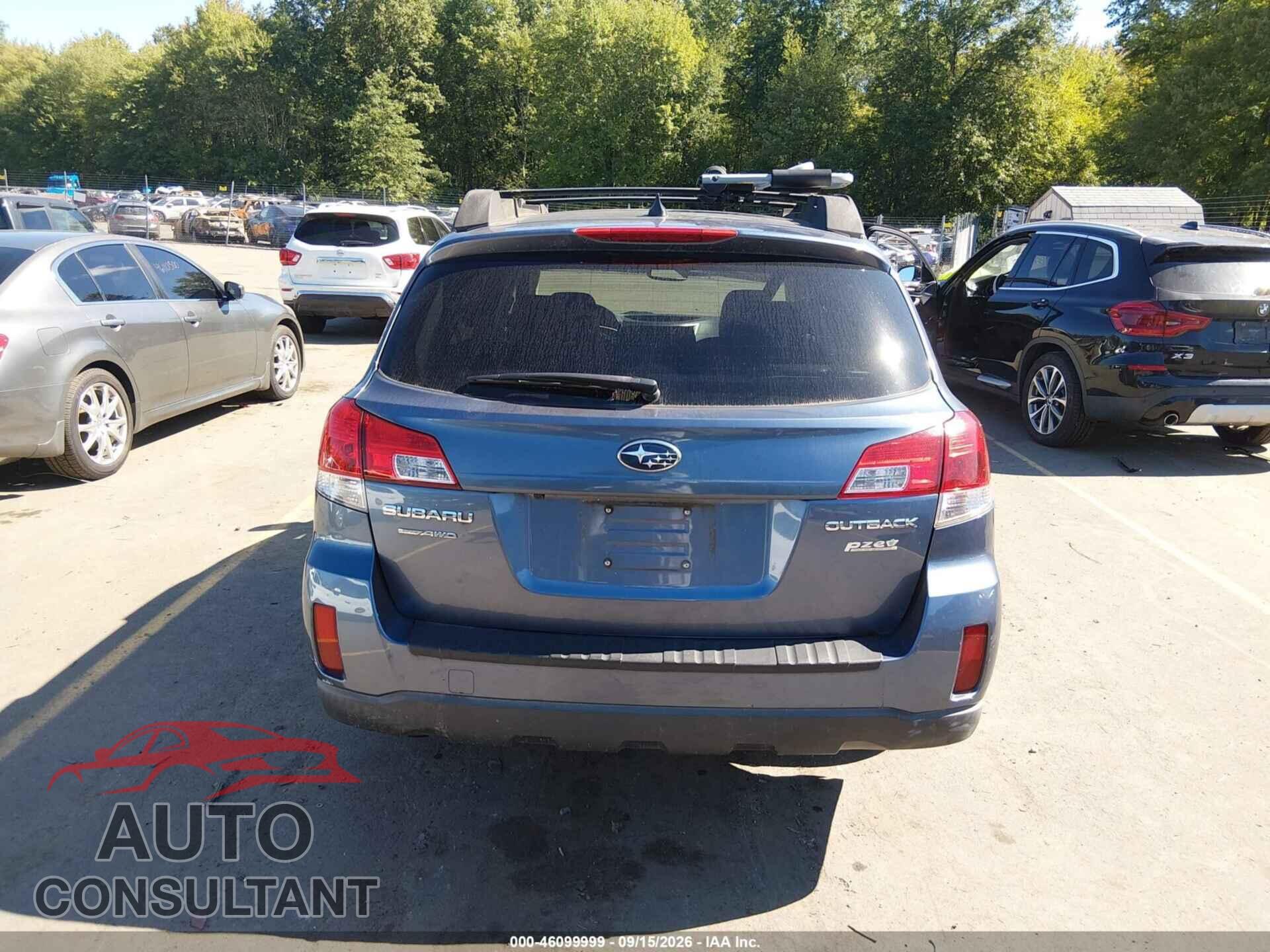 SUBARU OUTBACK 2013 - 4S4BRBKC5D3236208