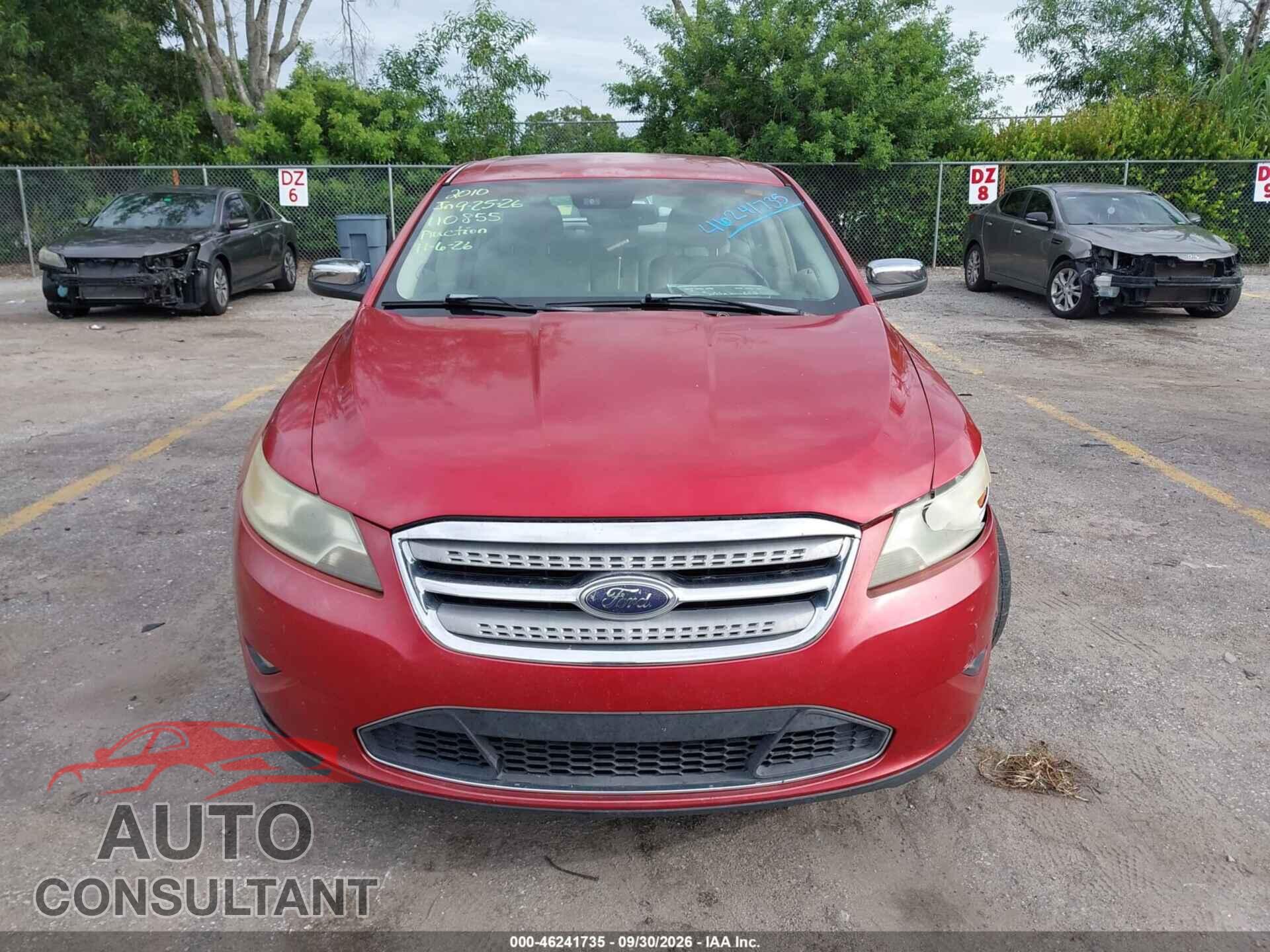 FORD TAURUS 2010 - 1FAHP2FW7AG110855