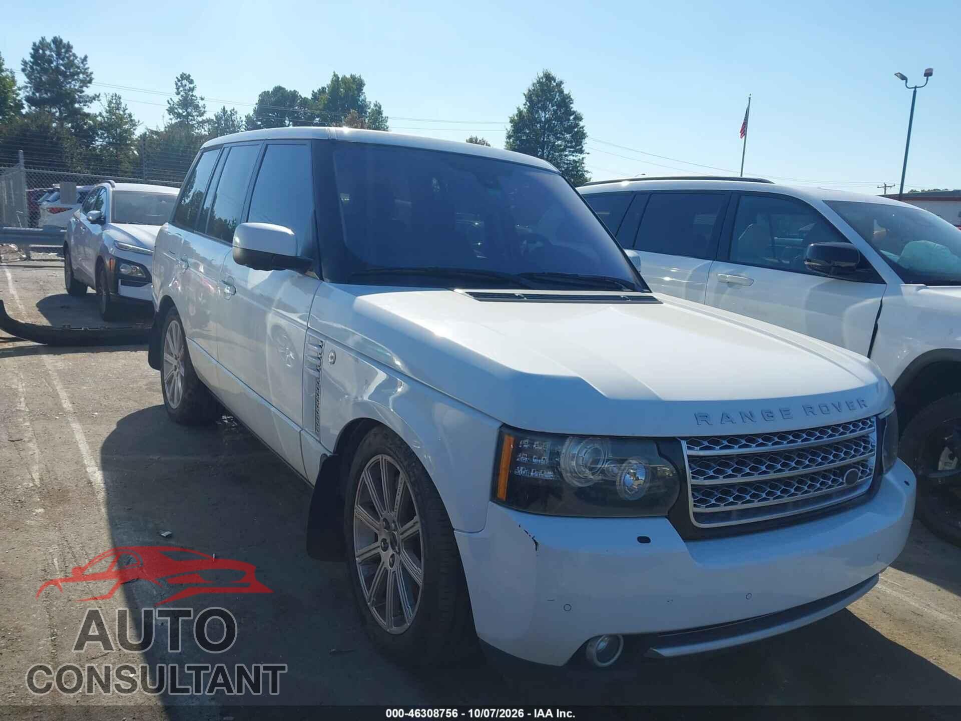 LAND ROVER RANGE ROVER 2012 - SALMF1E41CA376344