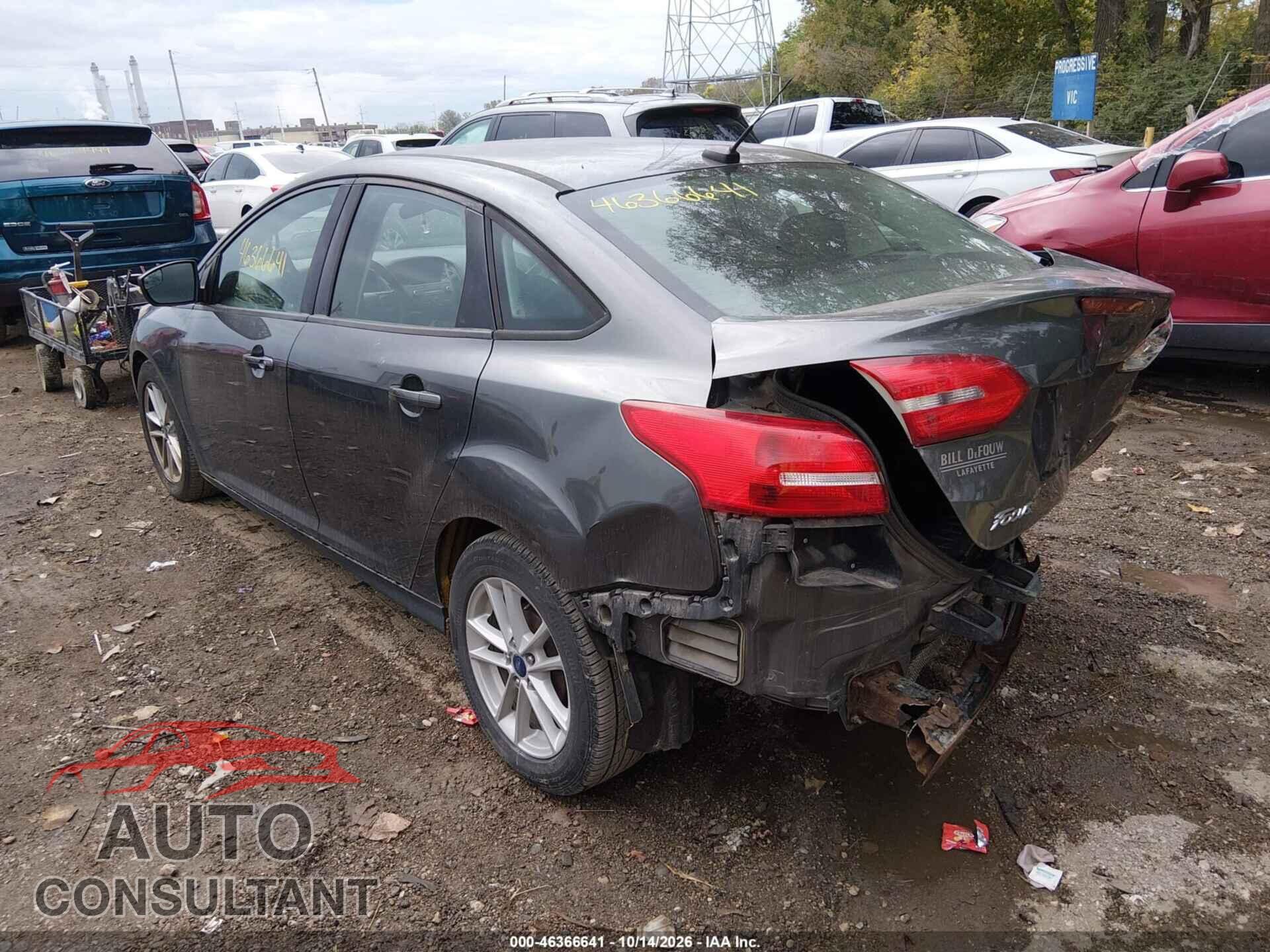 FORD FOCUS 2017 - 1FADP3F23HL232907