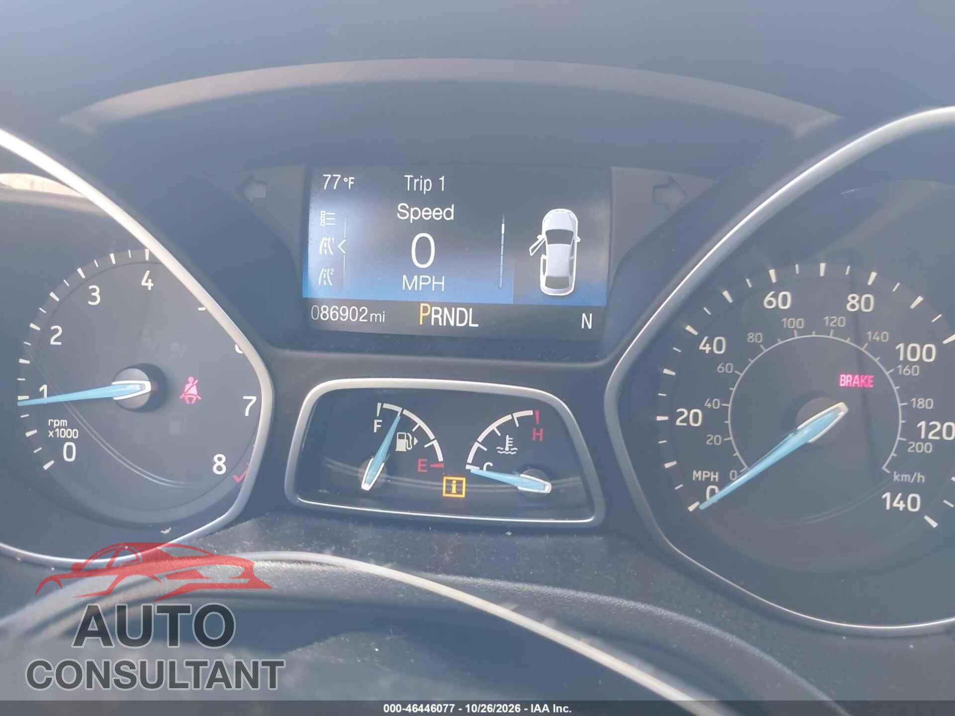 FORD FOCUS 2017 - 1FADP3F29HL269900
