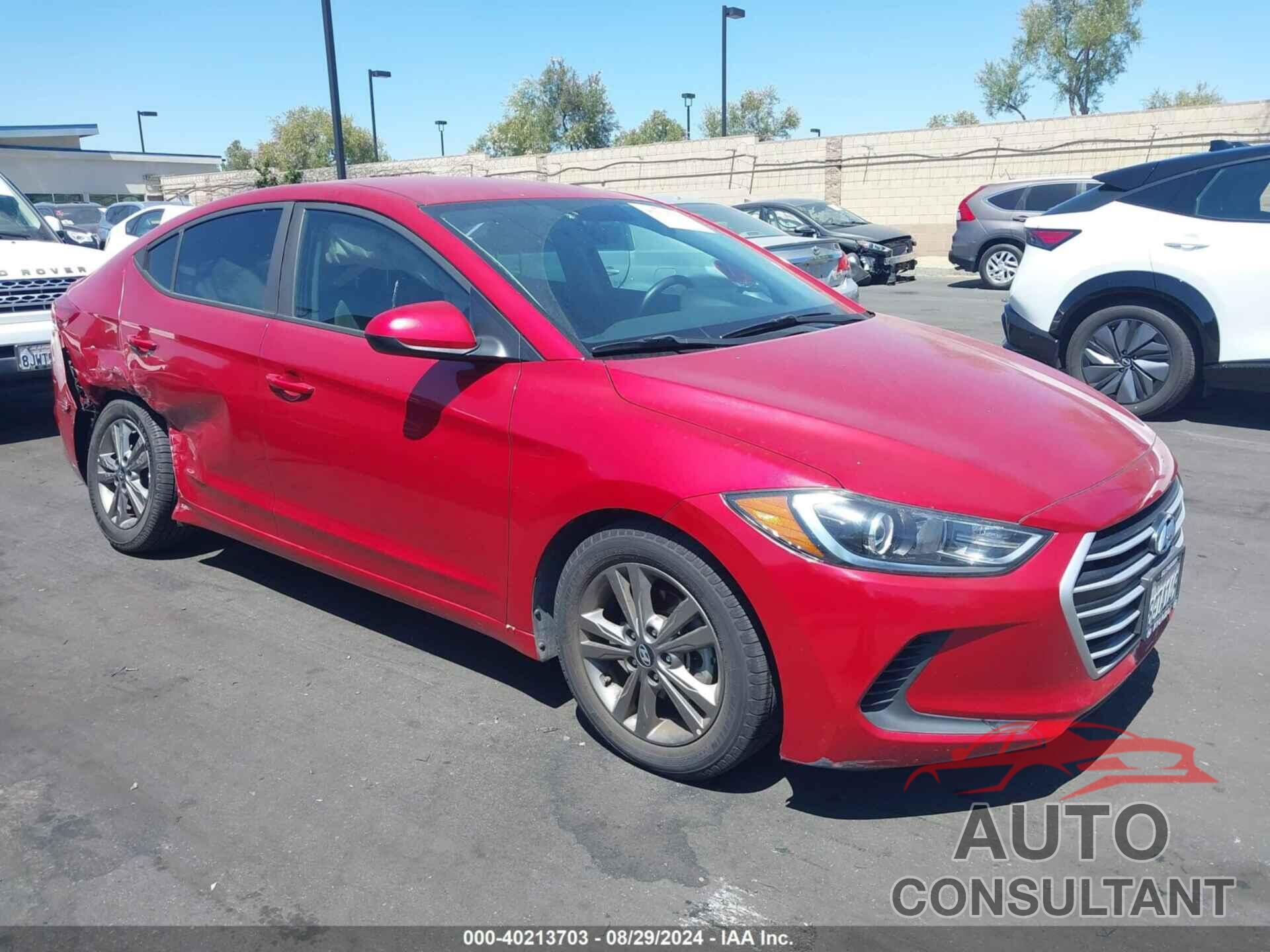 HYUNDAI ELANTRA 2018 - 5NPD84LF1JH397143