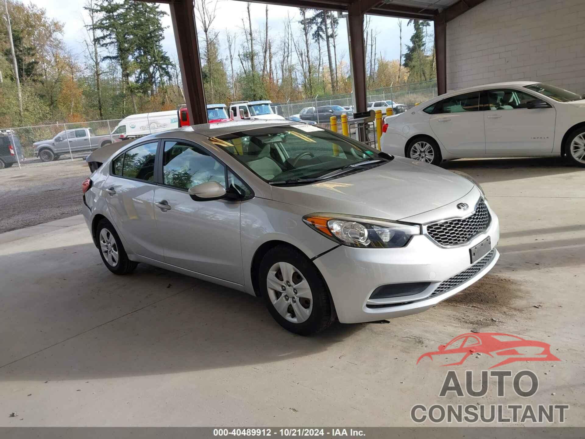 KIA FORTE 2016 - KNAFK4A63G5554478