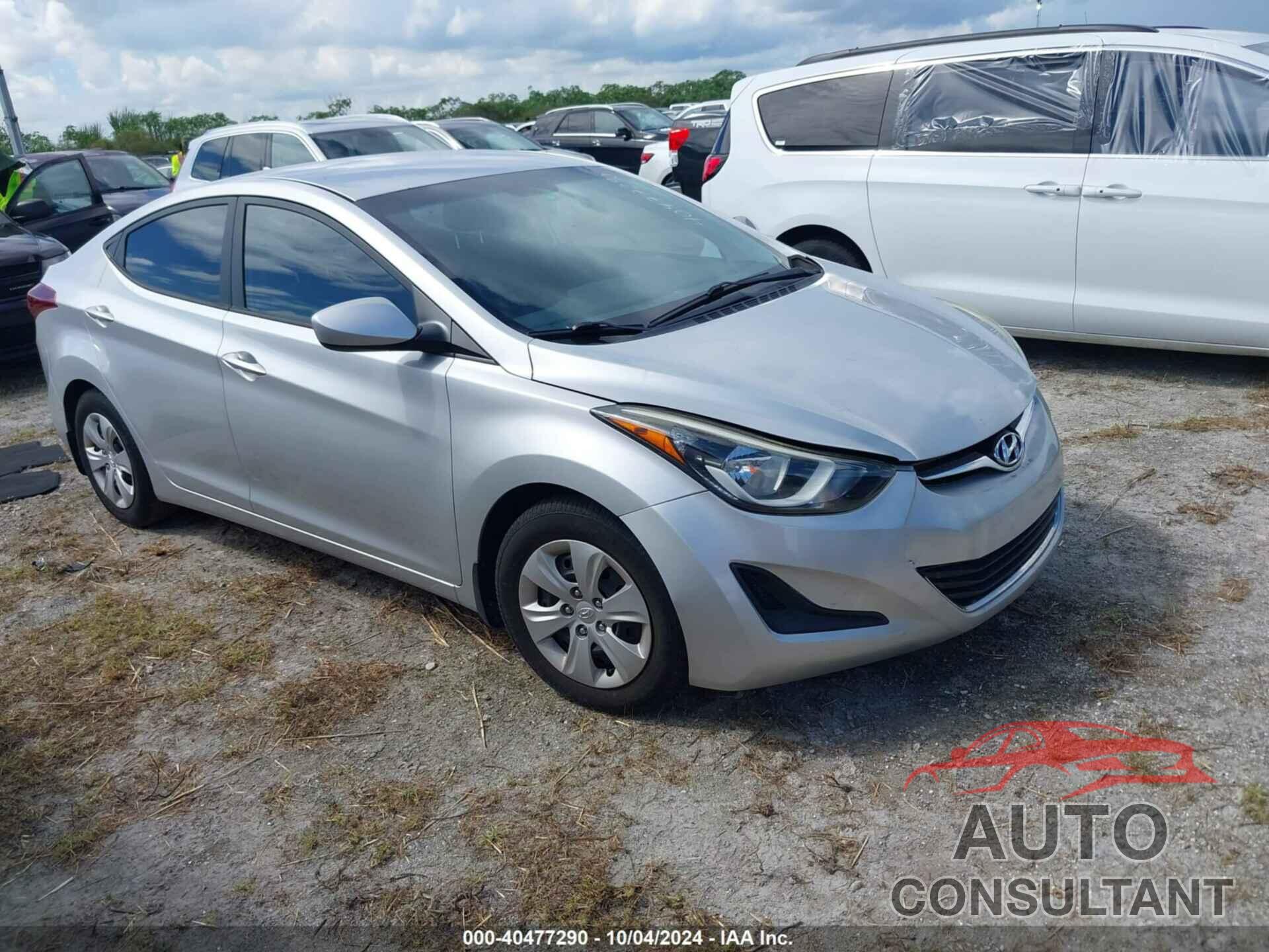 HYUNDAI ELANTRA 2016 - 5NPDH4AE0GH767856