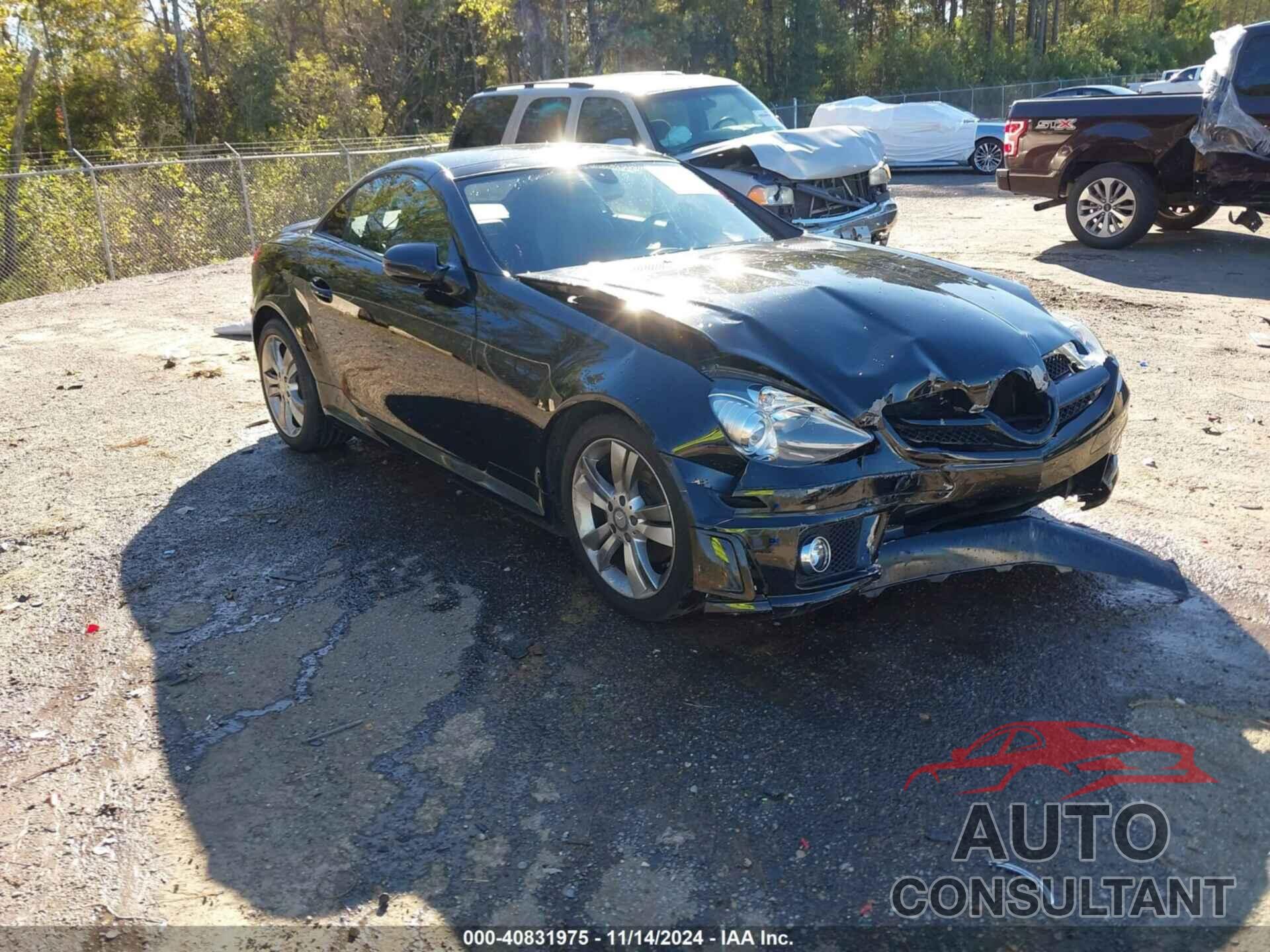 MERCEDES-BENZ SLK 300 2011 - WDBWK5EA3BF236756