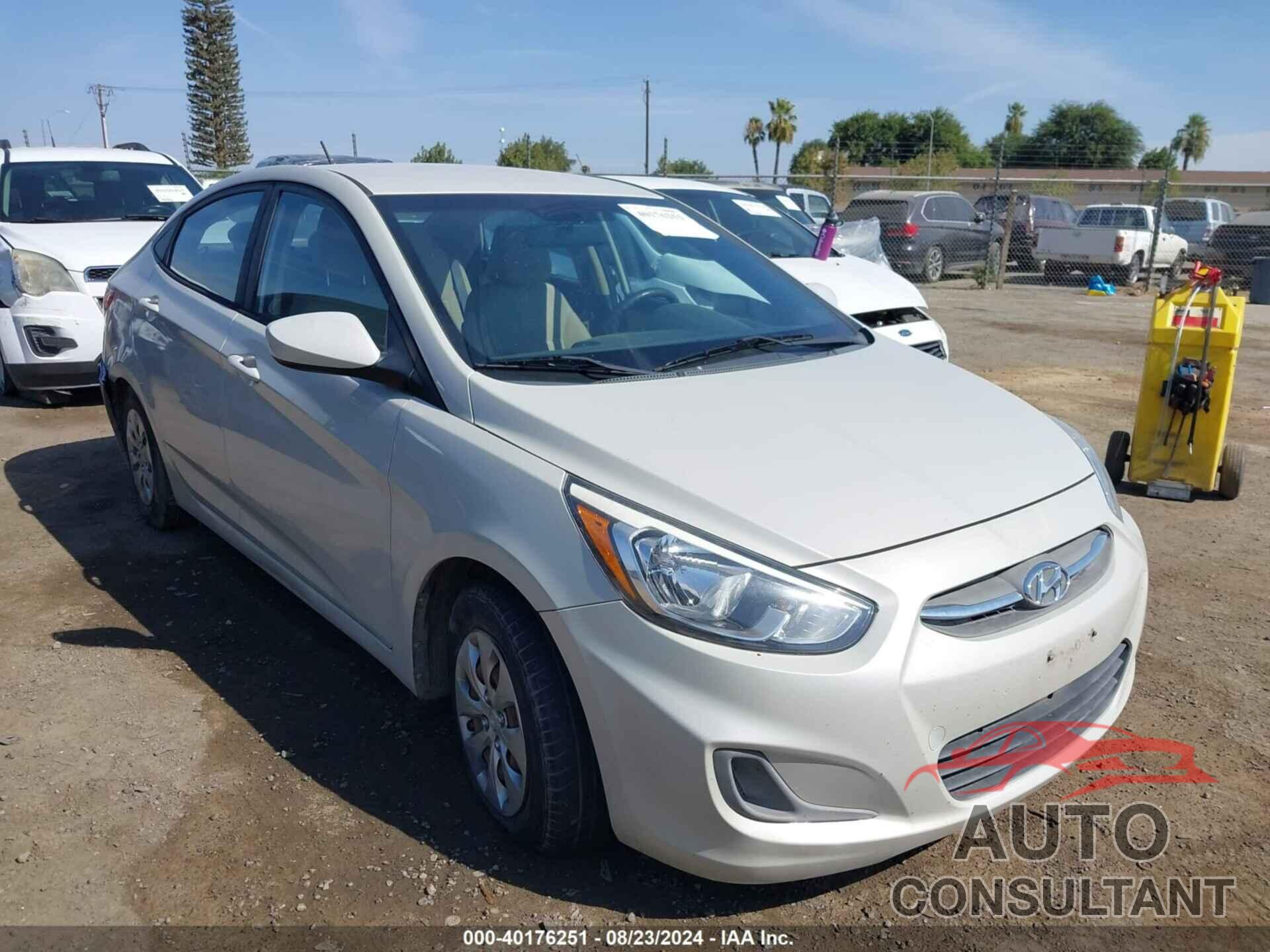 HYUNDAI ACCENT 2016 - KMHCT4AE2GU123786