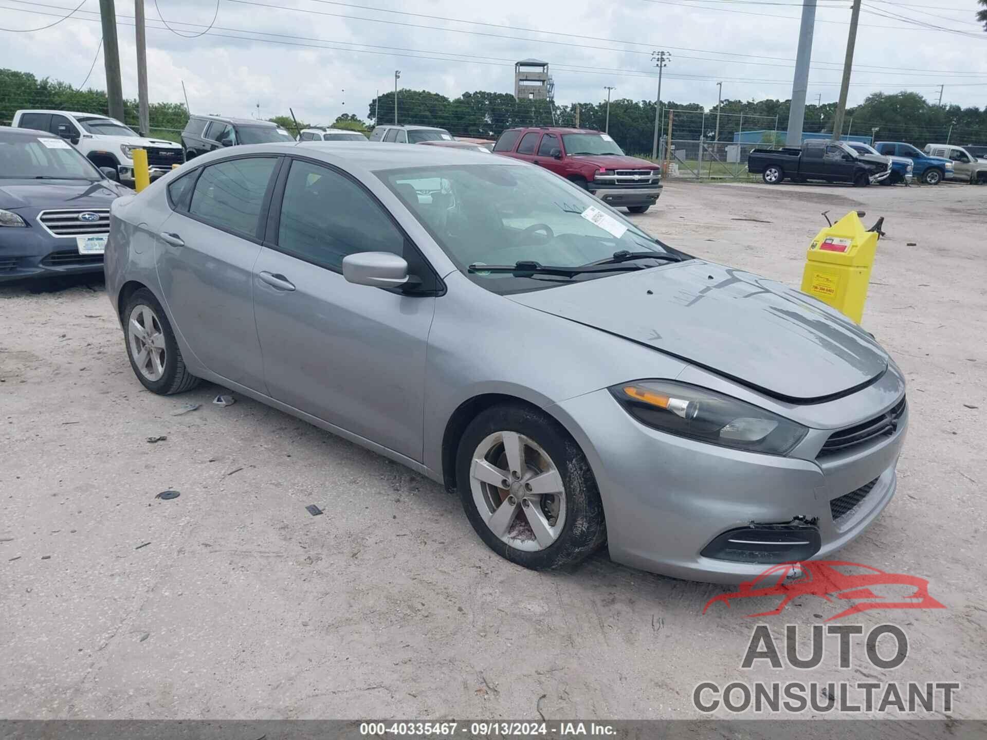 DODGE DART 2015 - 1C3CDFBB1FD123315