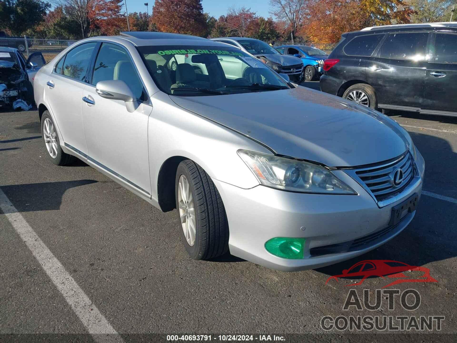 LEXUS ES 350 2012 - JTHBK1EG6C2511198