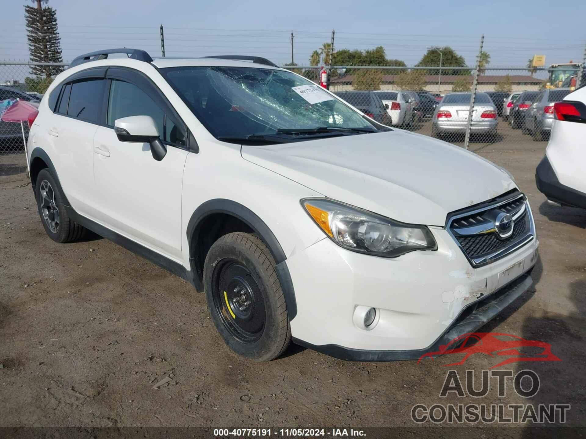 SUBARU XV CROSSTREK 2015 - JF2GPAPC0F8217012