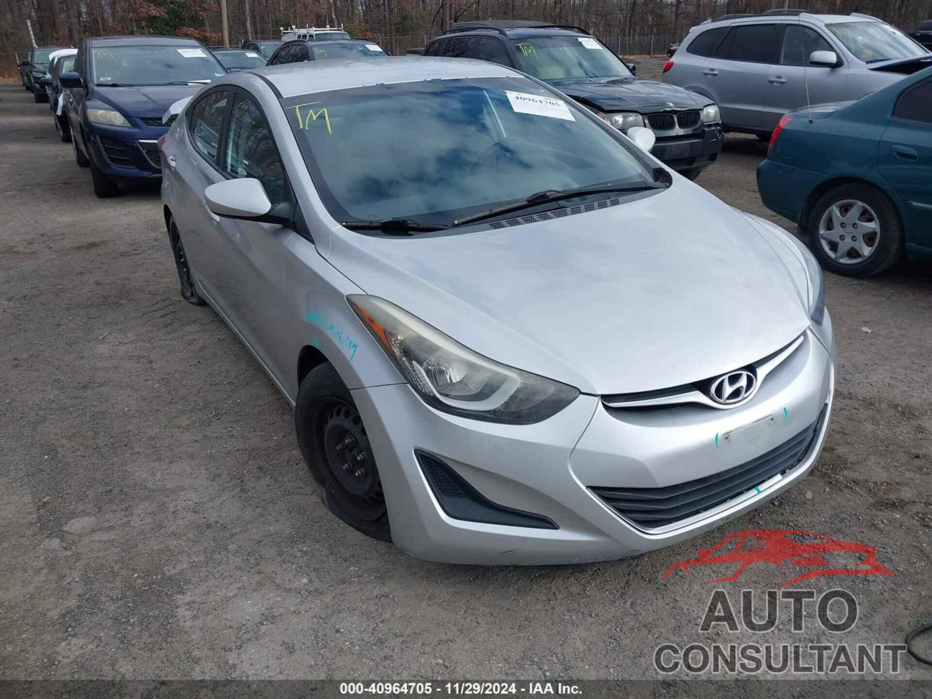 HYUNDAI ELANTRA 2016 - 5NPDH4AE7GH680570