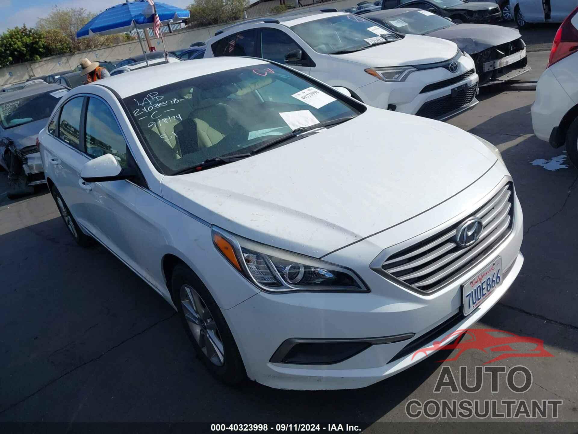 HYUNDAI SONATA 2016 - 5NPE24AF6GH280319