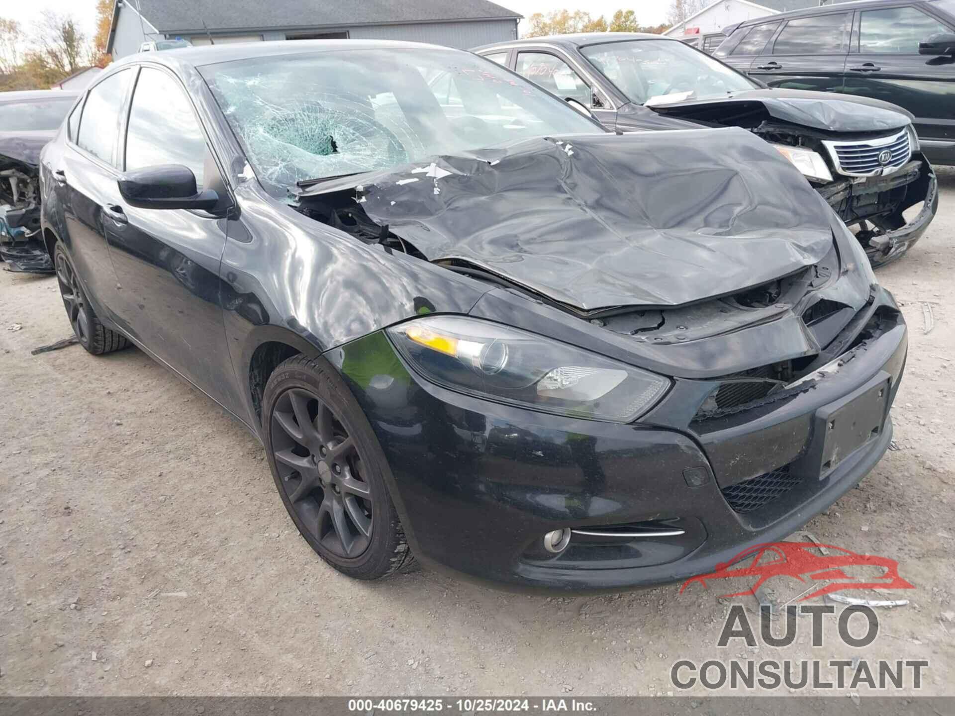 DODGE DART 2015 - 1C3CDFBBXFD302601